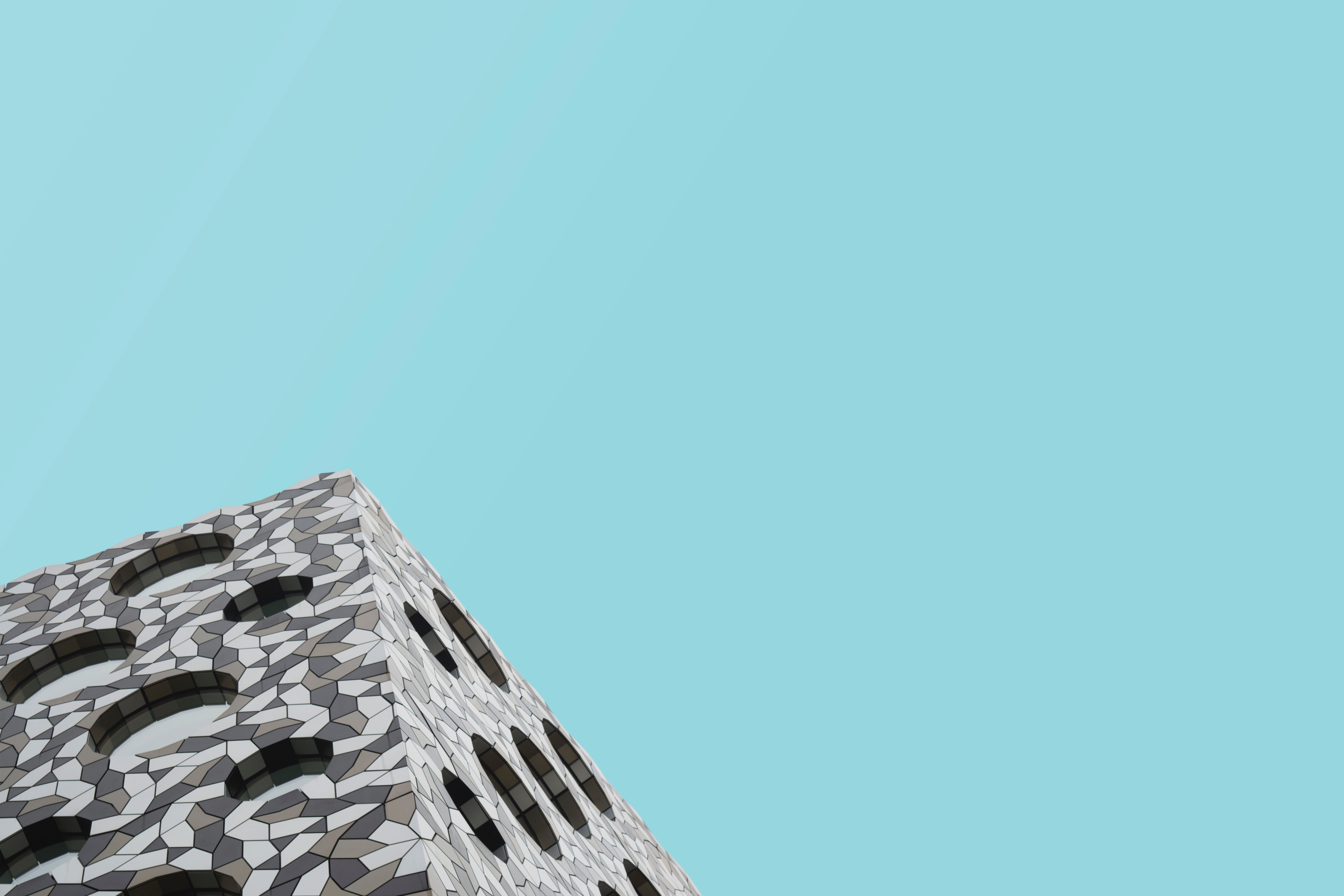 infrastructure, directly below, black, roof, pattern, building, blue, protection, mountain peak, textured, close, outdoors, no people, single object, building exterior, HD Wallpaper