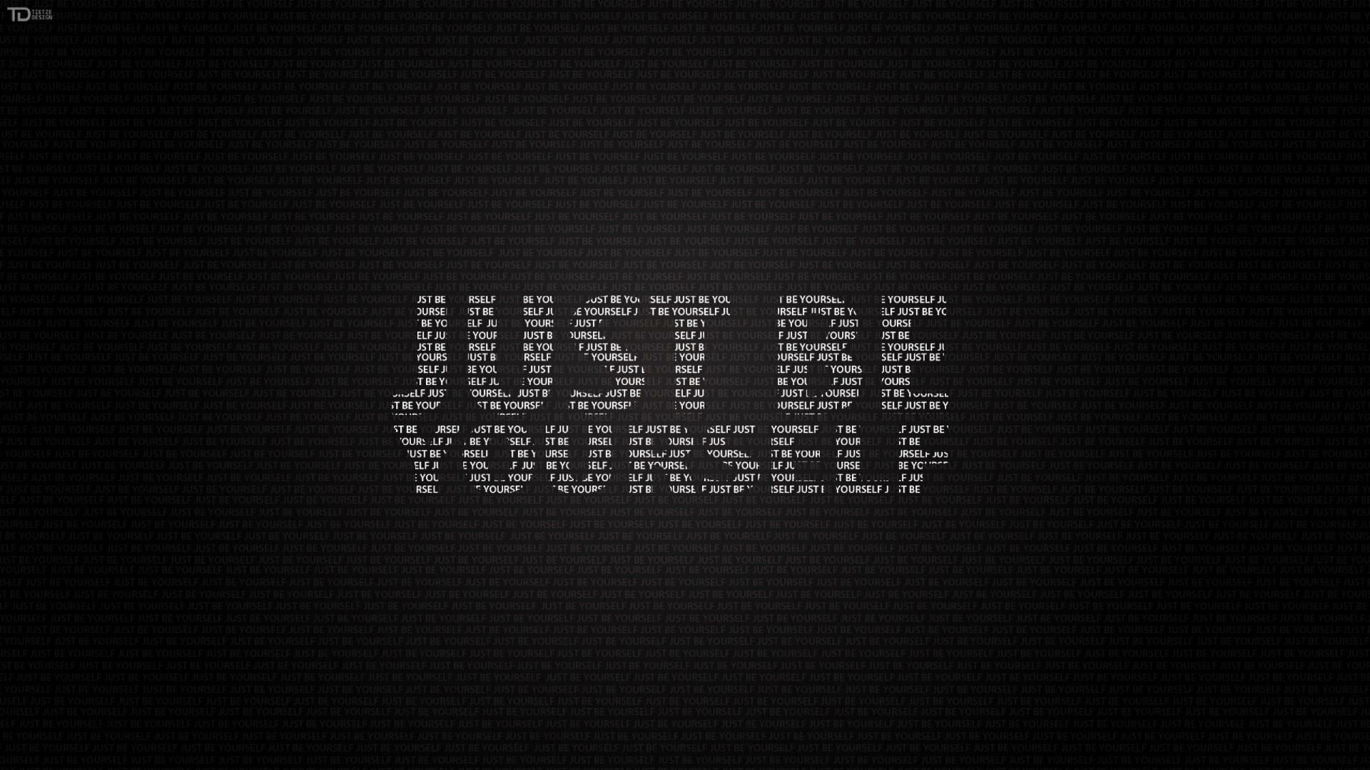black and white, black, pattern, text, 1080P, yourself, graphics, HD Wallpaper