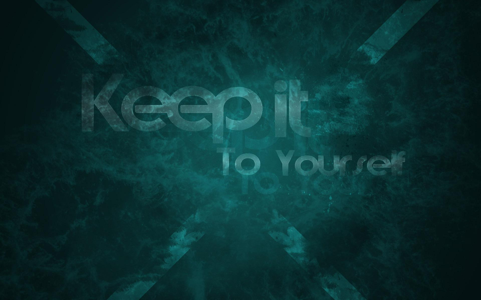 typography, keep, logo, secret, 1920x1200, 1080P, HD Wallpaper