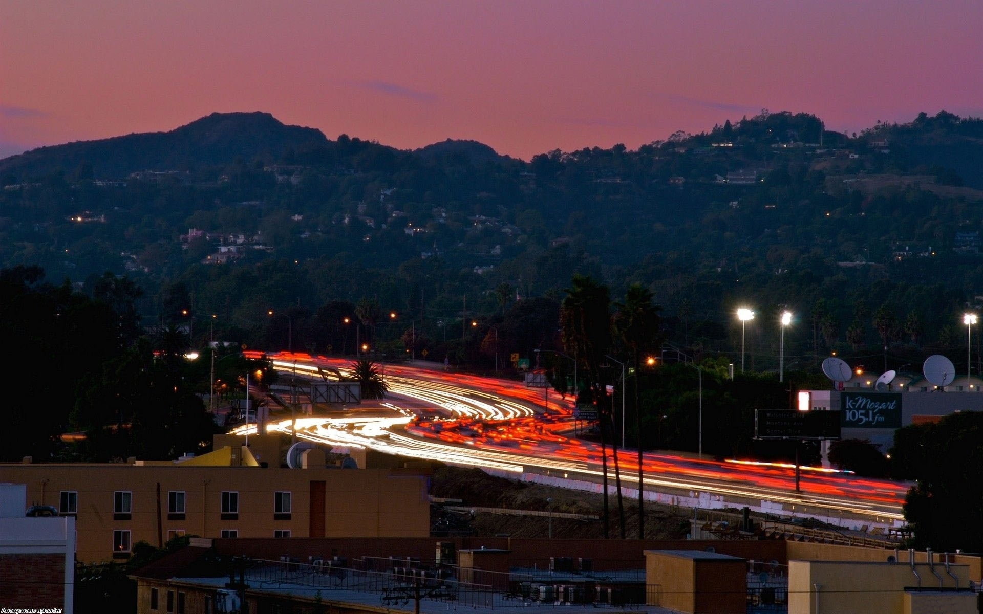 city life, california, building exterior, nature, photo, urban Scene, built structure, night, sky, timelapse, illuminated, color Image, street light, car, HD Wallpaper