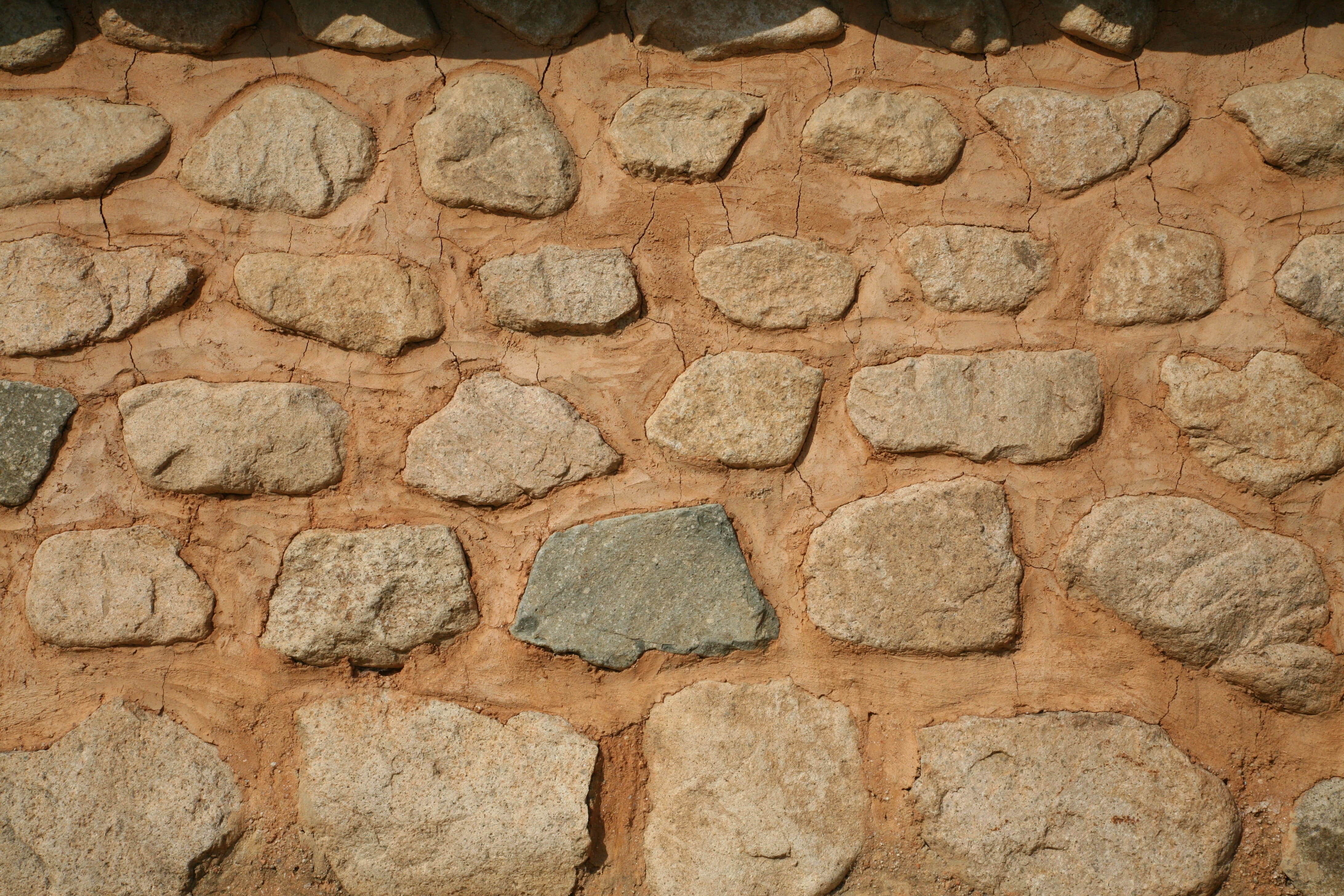 close-up, stone material, pattern, traditional, construction, solid, 4K, textured, stone - object, day, brick, outdoors, architecture, and fences, backgrounds, HD Wallpaper