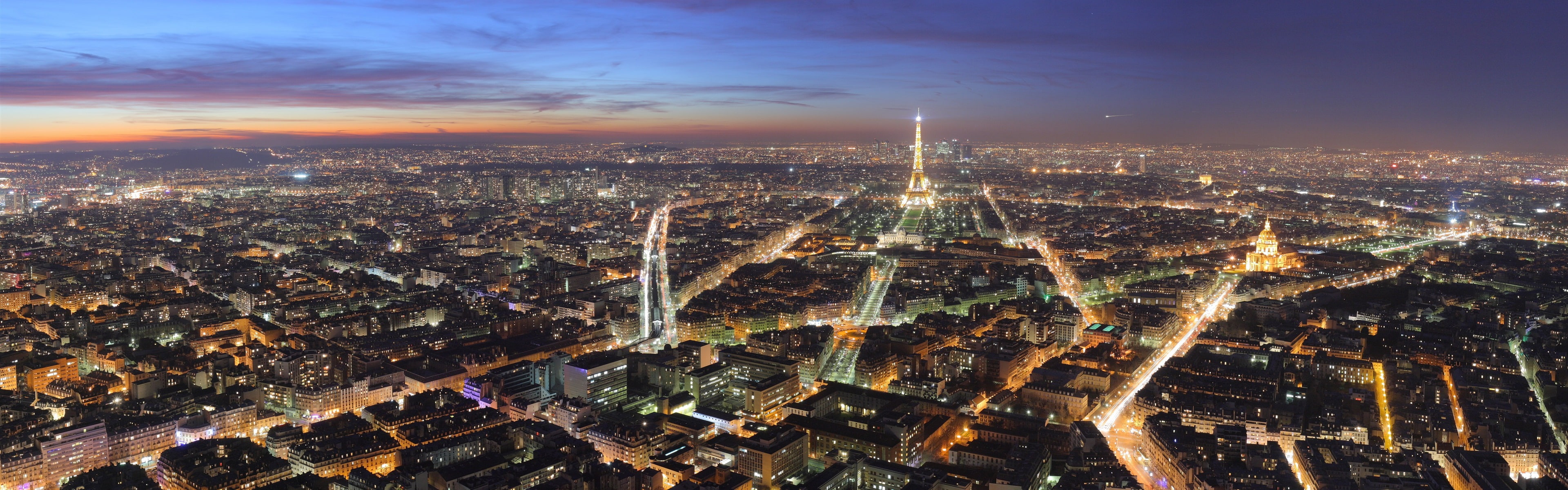 Lights, Tower, City, Houses, Paris, 4K, Night, Beautiful, Eiffel, HD Wallpaper