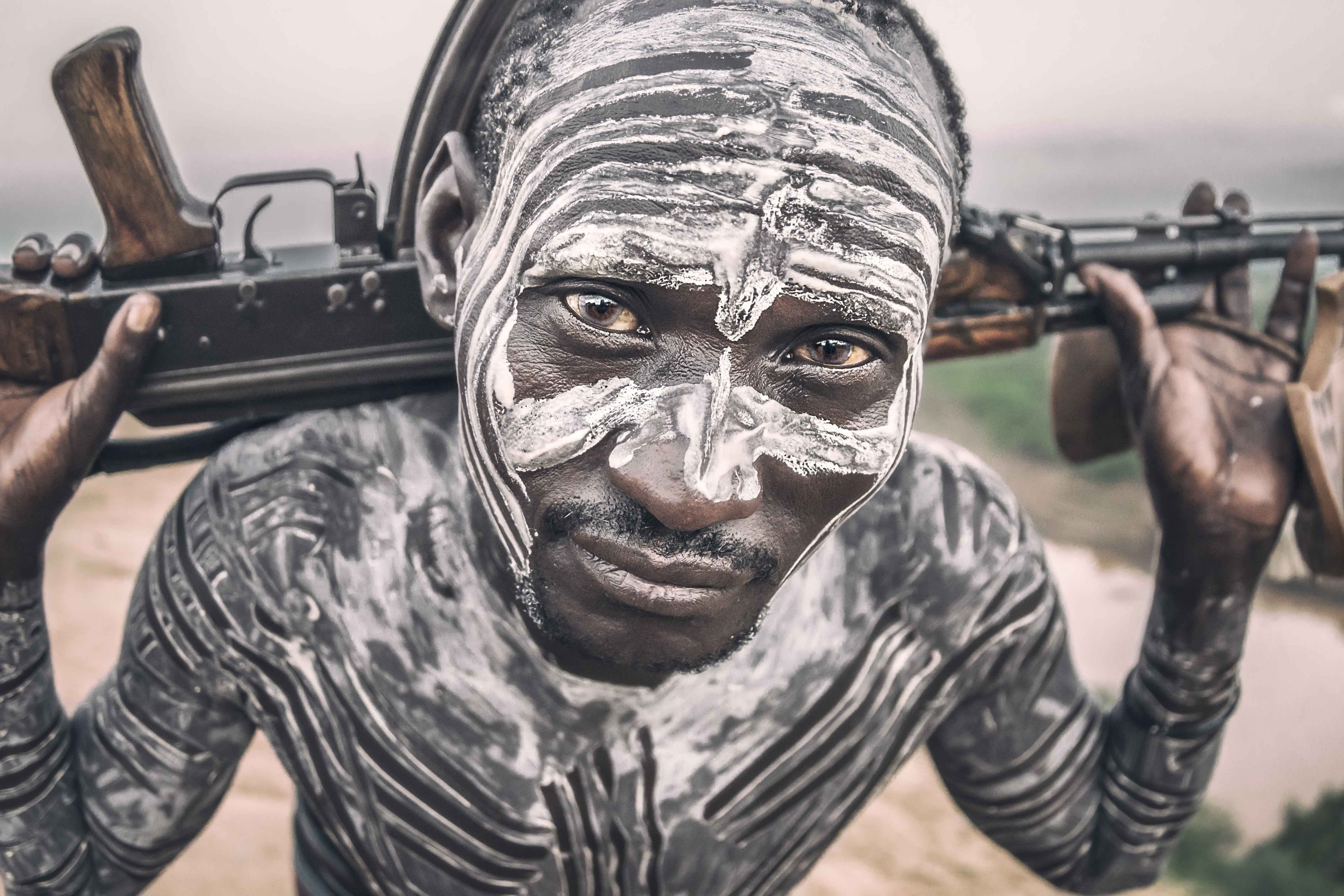 Omo Valley, Ethiopia, Karo man, 4K, HD Wallpaper