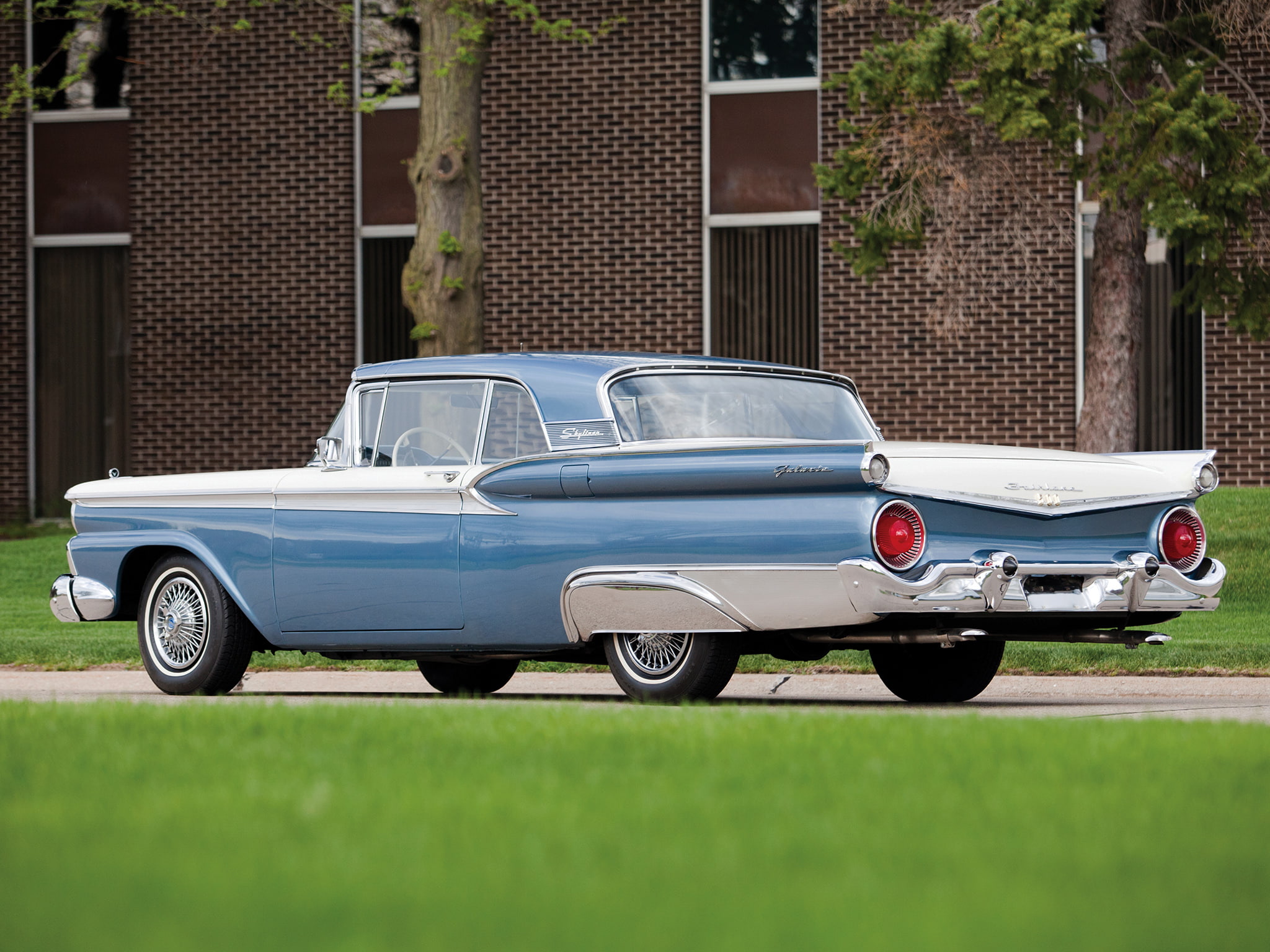 ford, galaxie, hardtop, retro, 1959, skyliner, retractable, 1080P, 51a, HD Wallpaper