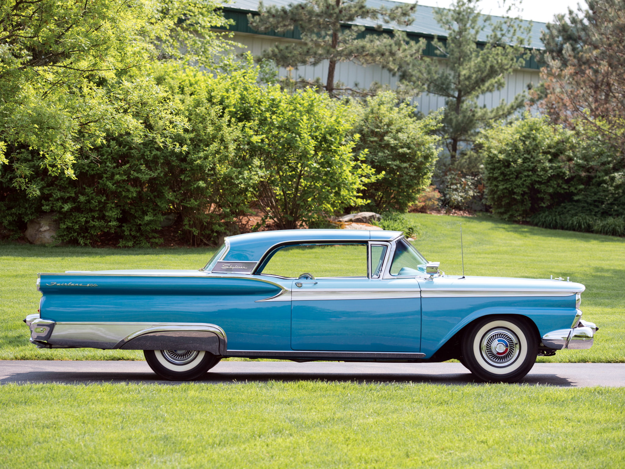 ford, retractable, skyliner, retro, 1959, 500, fairlane, 1080P, hardtop, HD Wallpaper