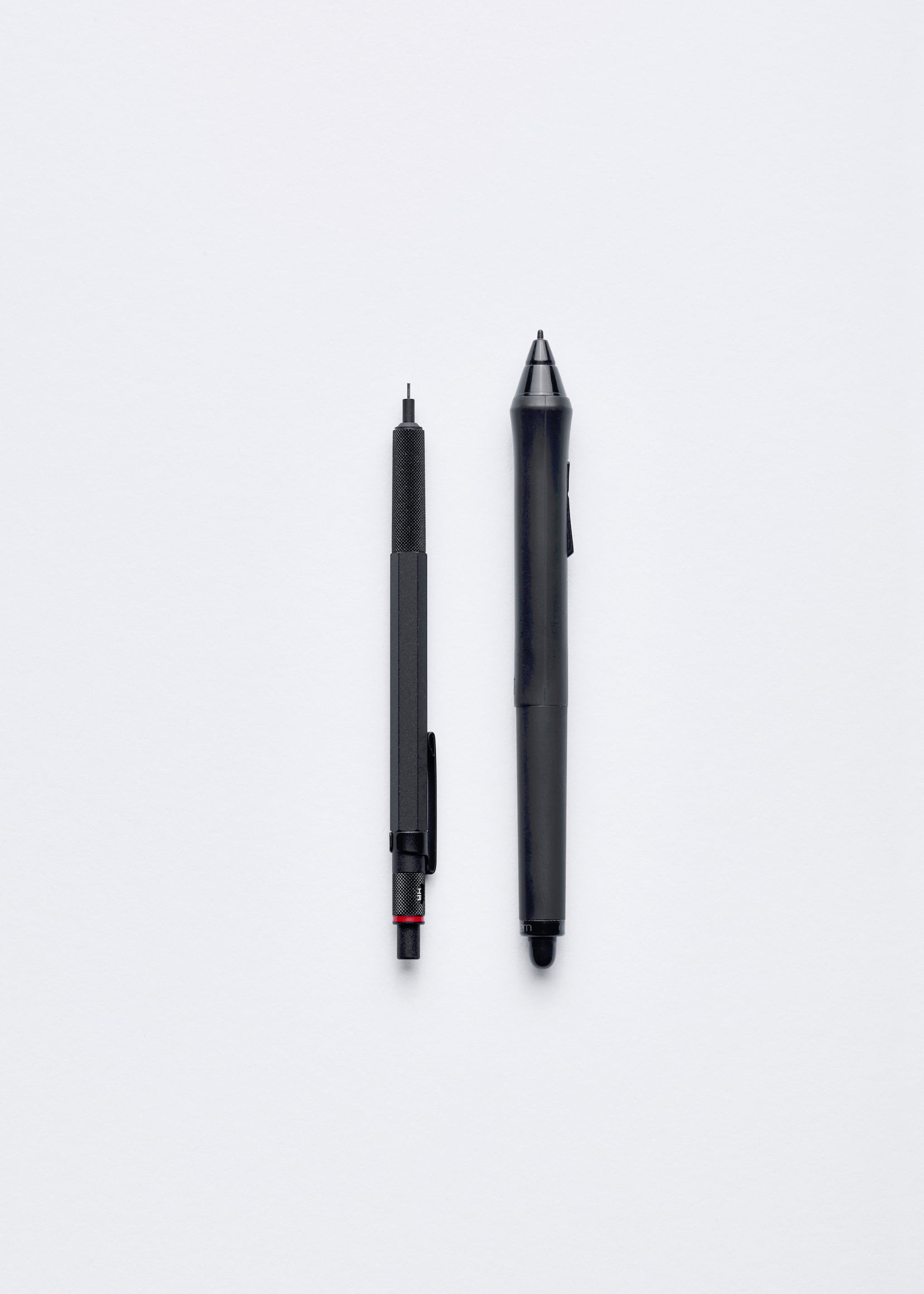 writing, 1080P, weapon, surface, equipment, social issues, three objects, modern, two, close-up, high angle view, pens, black, simplicity, directly above, Phone HD Wallpaper