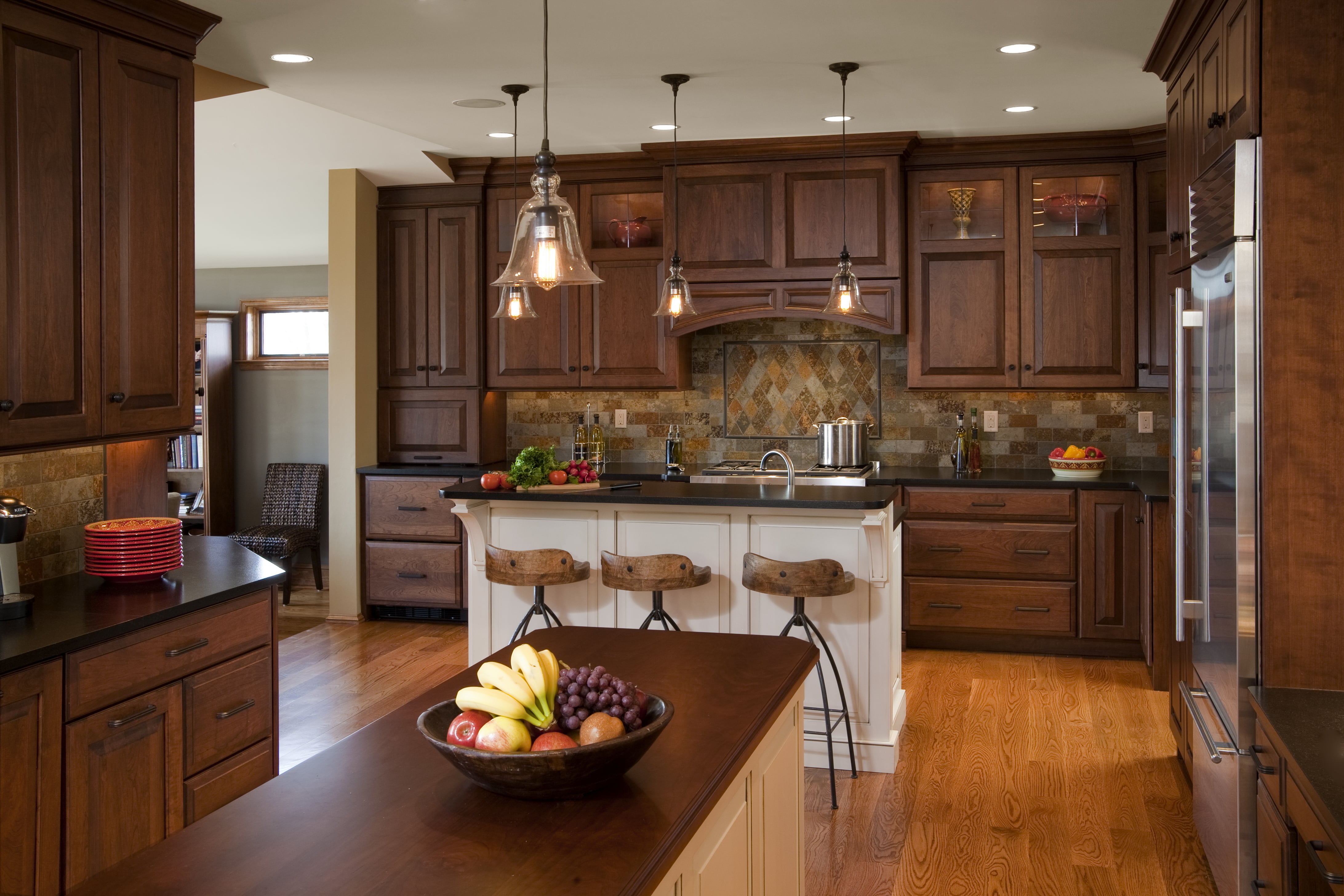 modern, homes, stove, new, architecture And Buildings, table, built structure, stainless Steel, microwave, food and drink, design, domestic Room, ceiling, HD Wallpaper