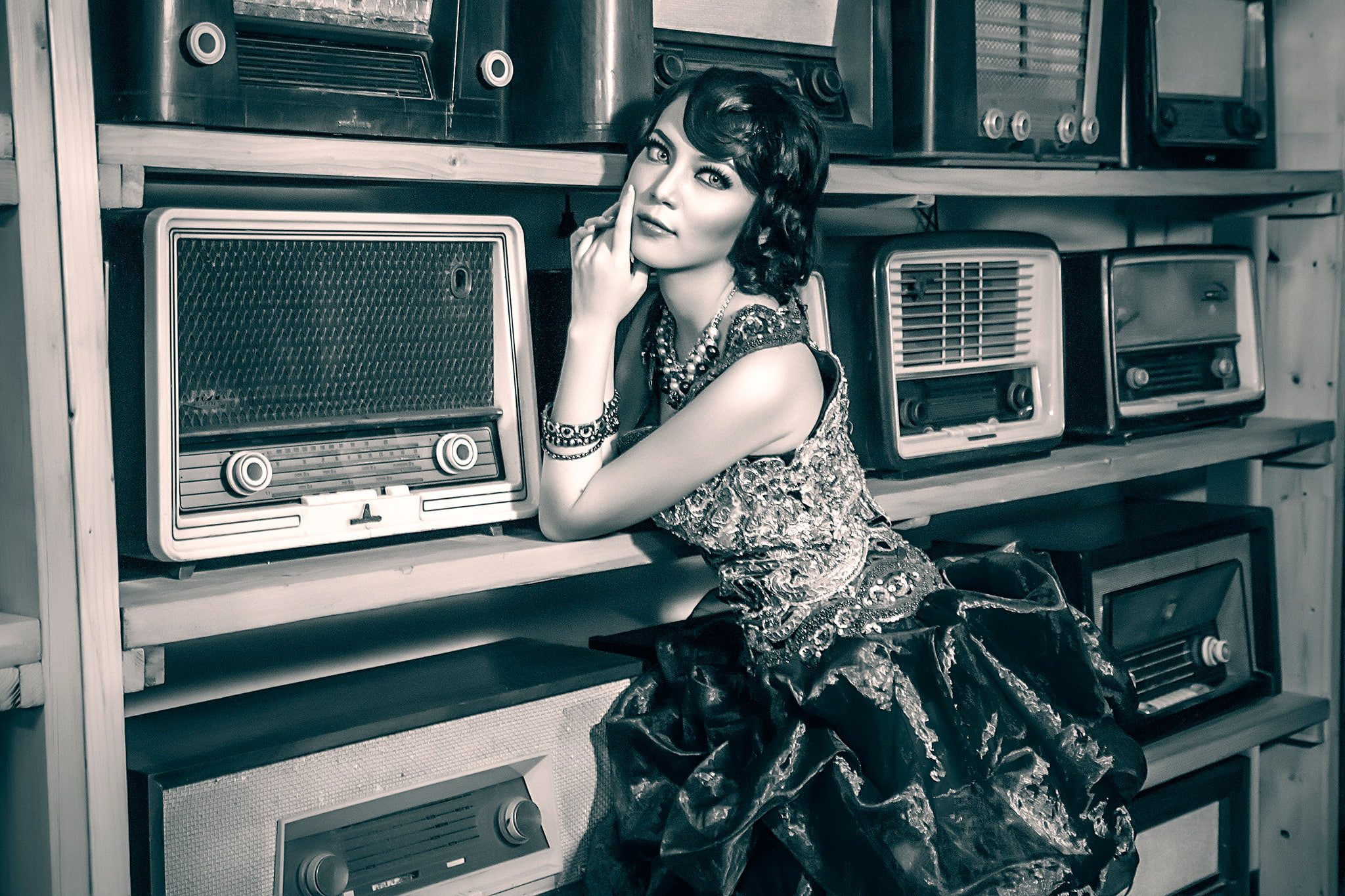 1080P, Women, Radio, Vintage, HD Wallpaper