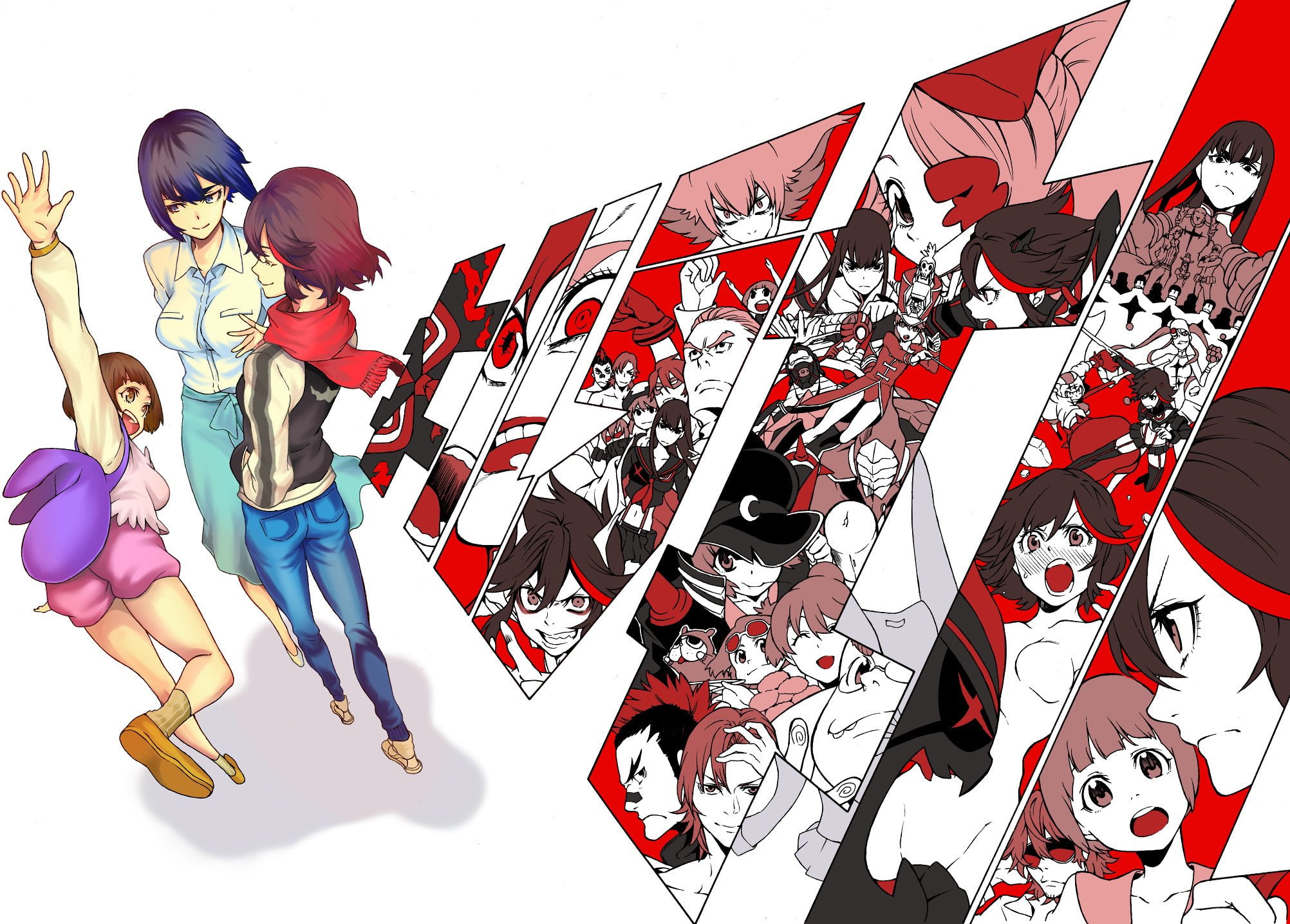 ryuuko, 1080P, nonon, ira, kiryuin, yamataka, sanageyama, houka, satsuki, gamagouri, kill, harime, uzu, senketsu, ragyou, inumuta, matoi, morito, jakuzure, HD Wallpaper