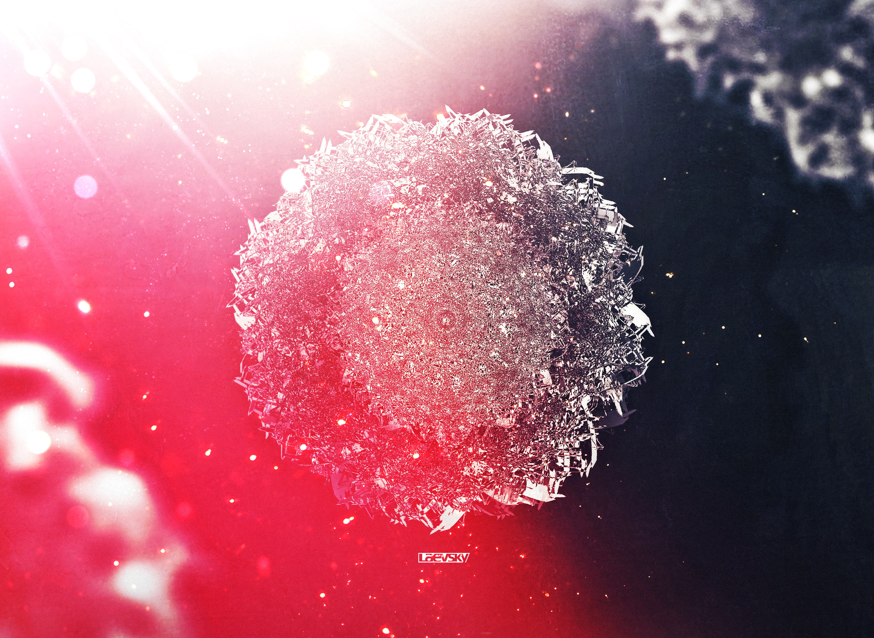 the idea, water, tech, purity, day, exploding, creative, style, sunlight, no people, digital, idea, bubble, 2K, nature, splashing, color, red, HD Wallpaper