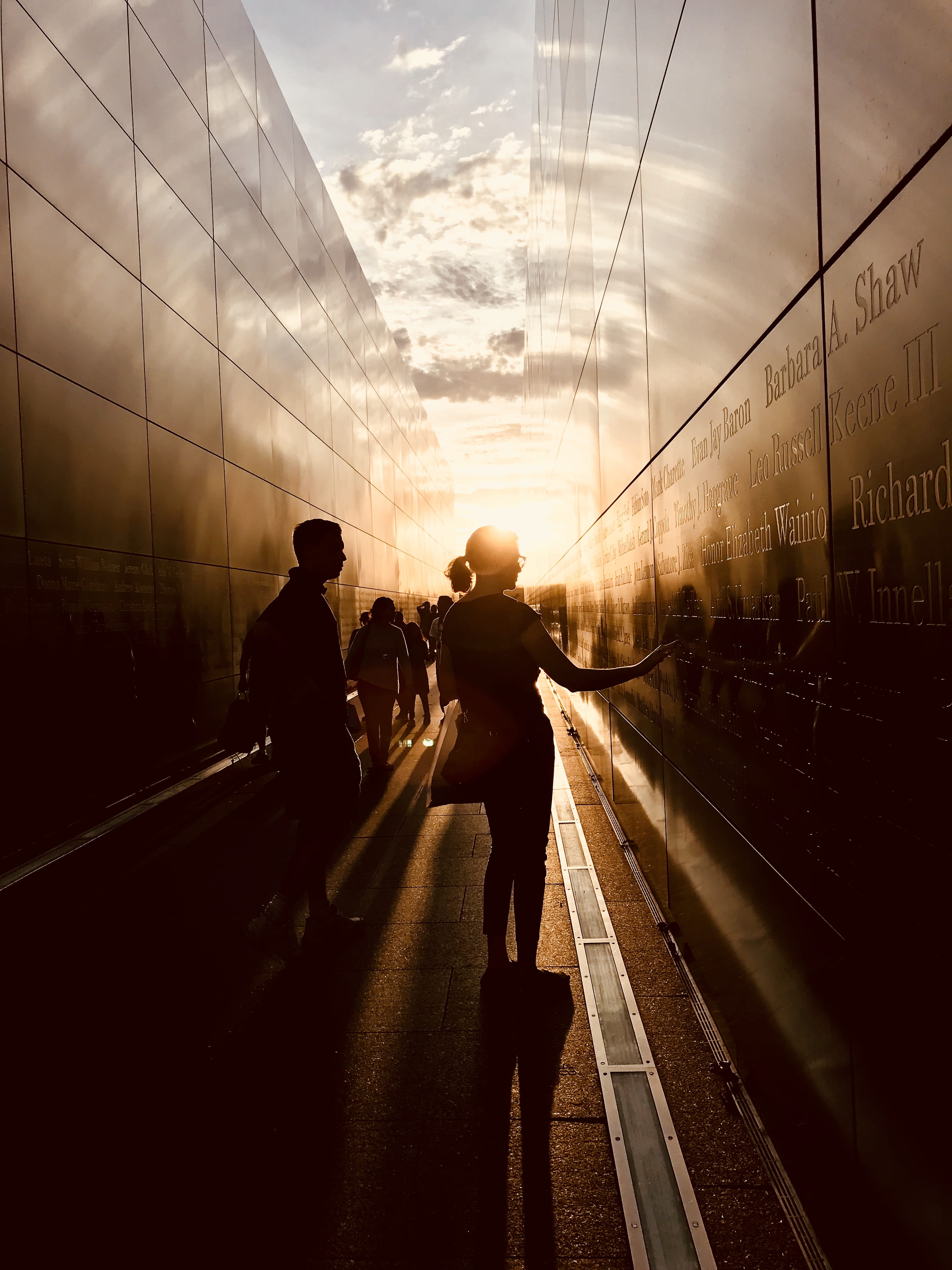 group, names, sunlight, clouds, track, light, rail transportation, railroad station platform, cloud - sky, medium group of people, public transportation, Phone HD Wallpaper
