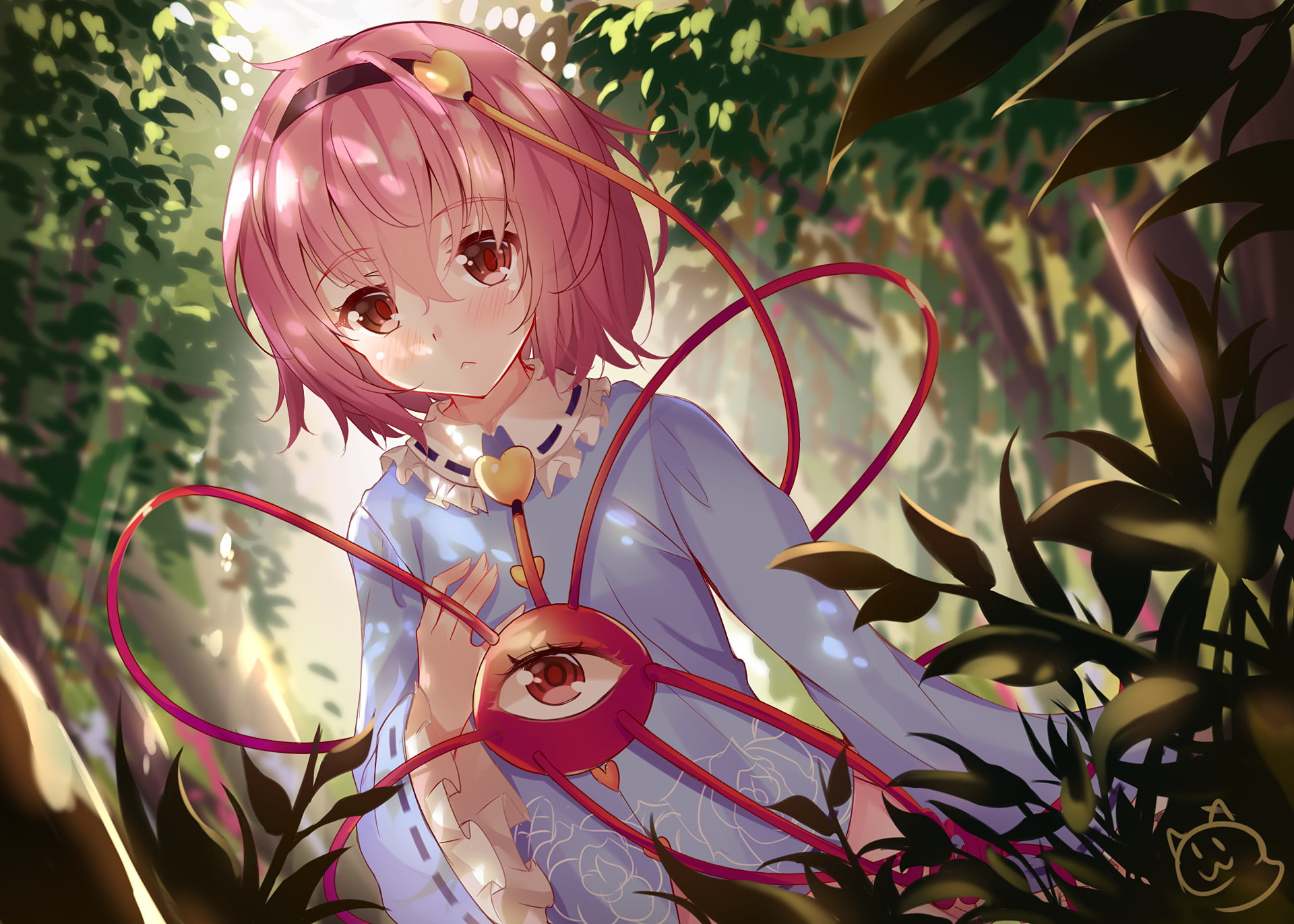 Satori Komeiji, Touhou, 1080P, Anime, HD Wallpaper