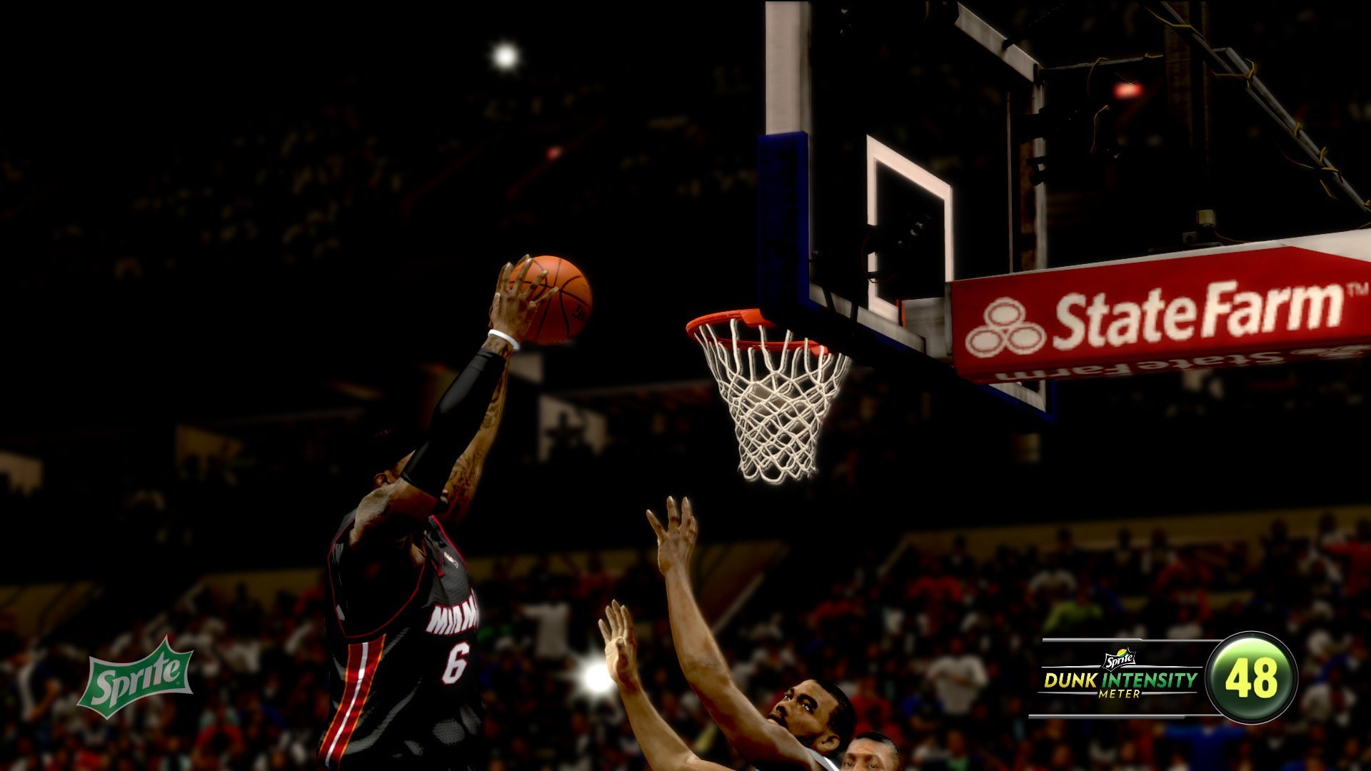 ball, nba 2k13, taking a shot - sport, arms raised, adult, jumping, sport, real people, making a basket, spectator, basketball - sport, night, lifestyles, HD Wallpaper