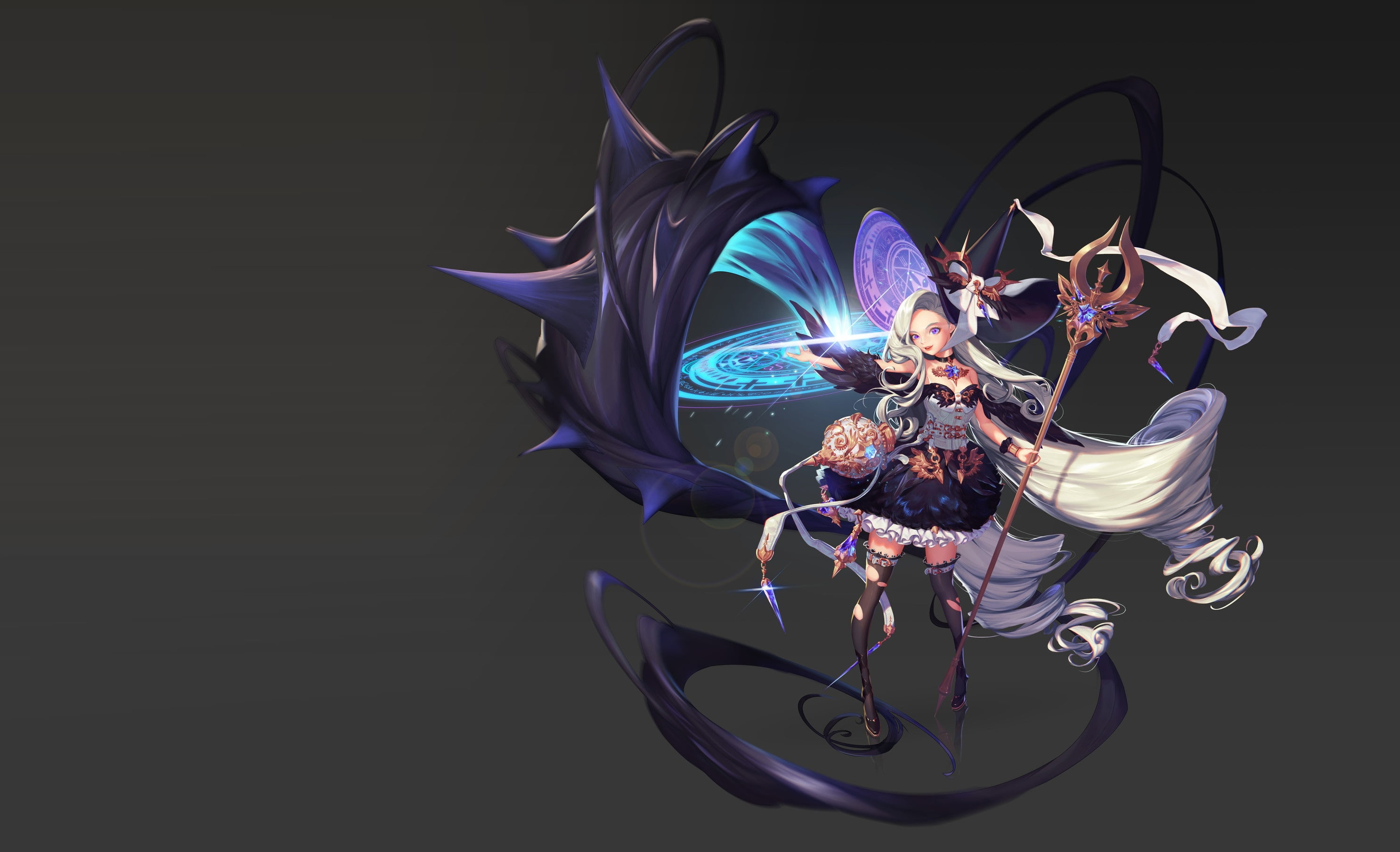 staff, 2K, Skil, art, the game, the ability, skill, B B, magic, Thorn Witch, MAG, fantasy, HD Wallpaper