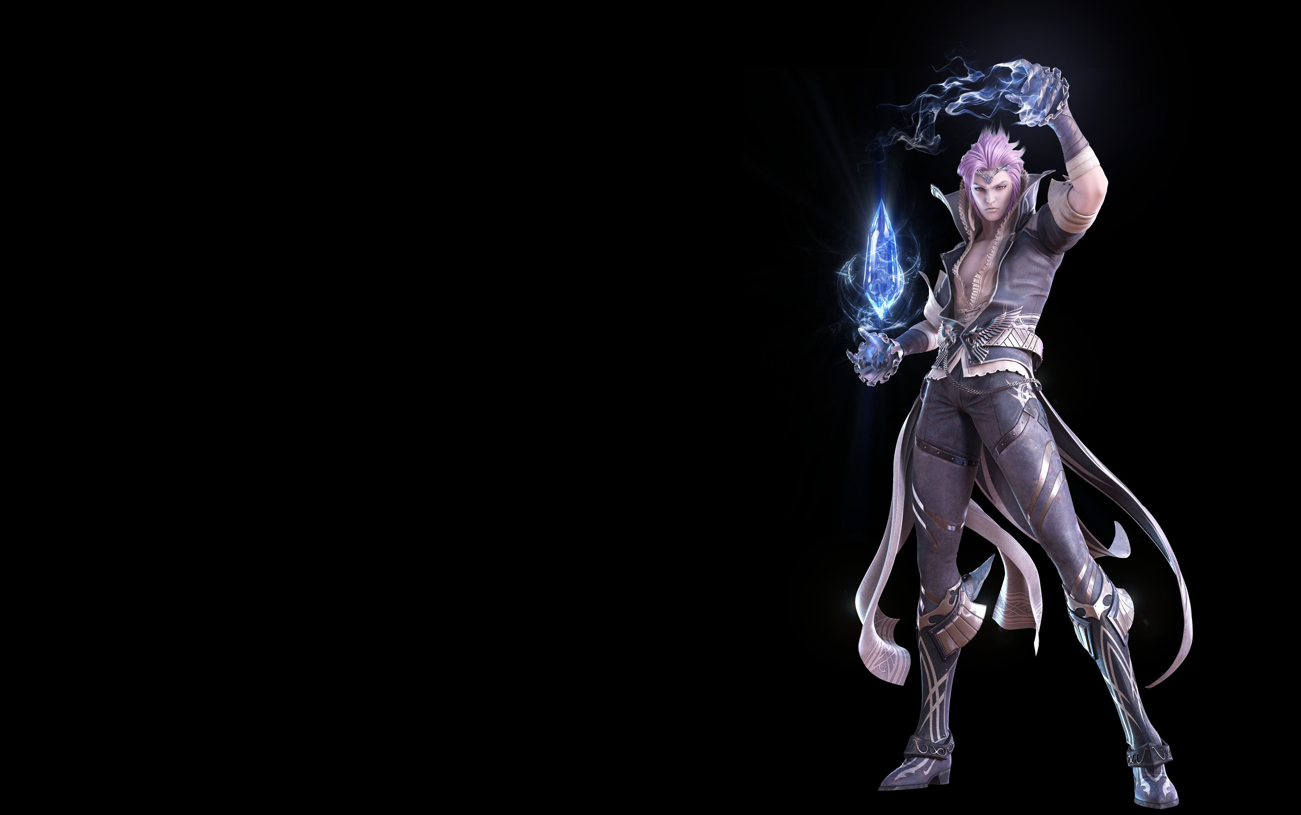 costume design, magic, art, the game, Skil, skill, fantasy, 4K, MAG, jung-won Park, Lineage summoner (2008), HD Wallpaper