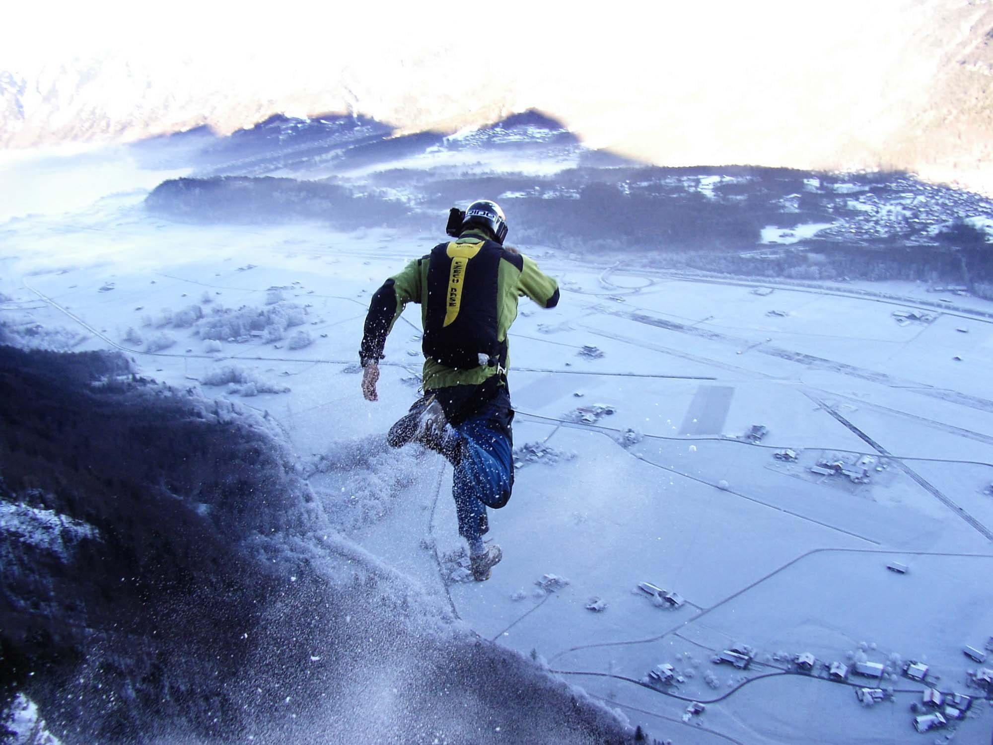1080P, dive, jump, fly, base, sky, extreme, flight, diving, jumping, HD Wallpaper