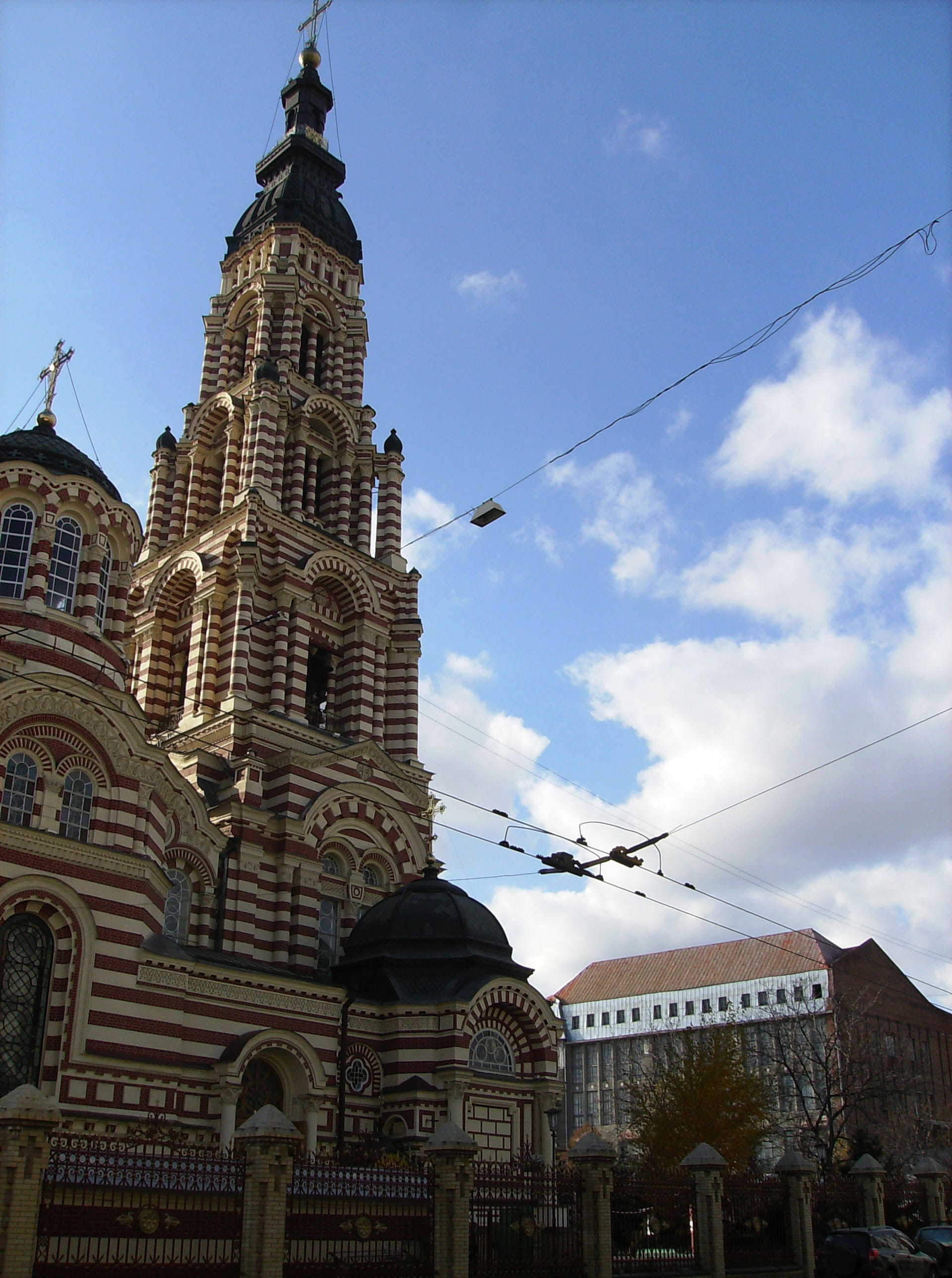 no people, sky, Kharkiv, Church, public domain, low angle view, ornate, christianity, 2K, building Exterior, city, day, belief, history, cultures, spirituality, Phone HD Wallpaper
