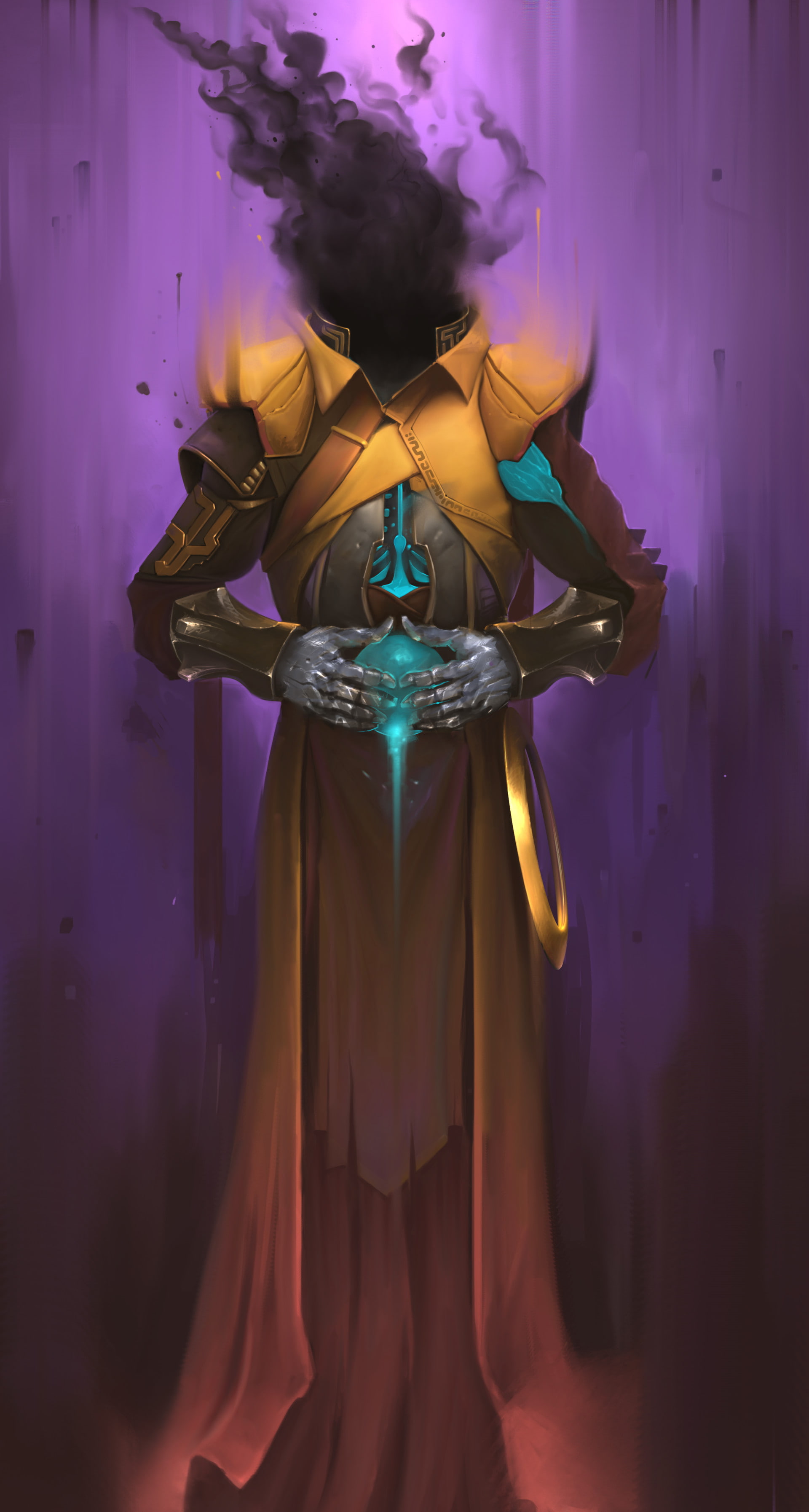 Hood, dress, Dark, wizard, 2K, Vladimir Matiukhin, Phone HD Wallpaper