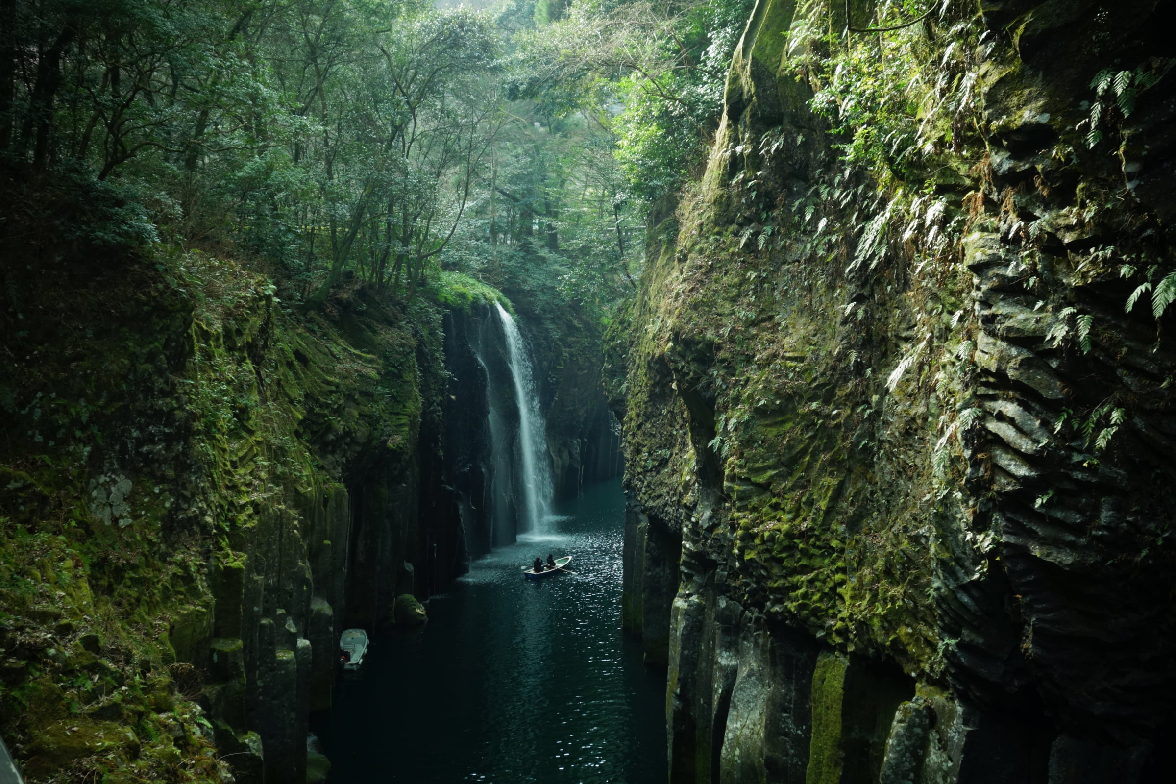 Japan, Waterfalls, Waterfall, Rock, Earth, 1080P, HD Wallpaper