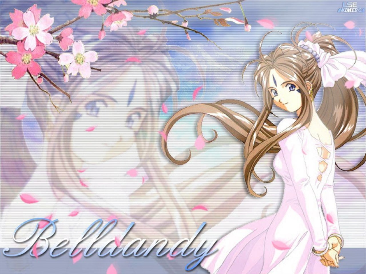 ah, Ah My Goddess, goddess, art, hd, beautiful, anime, 720P, belldandy, AMG, HD Wallpaper