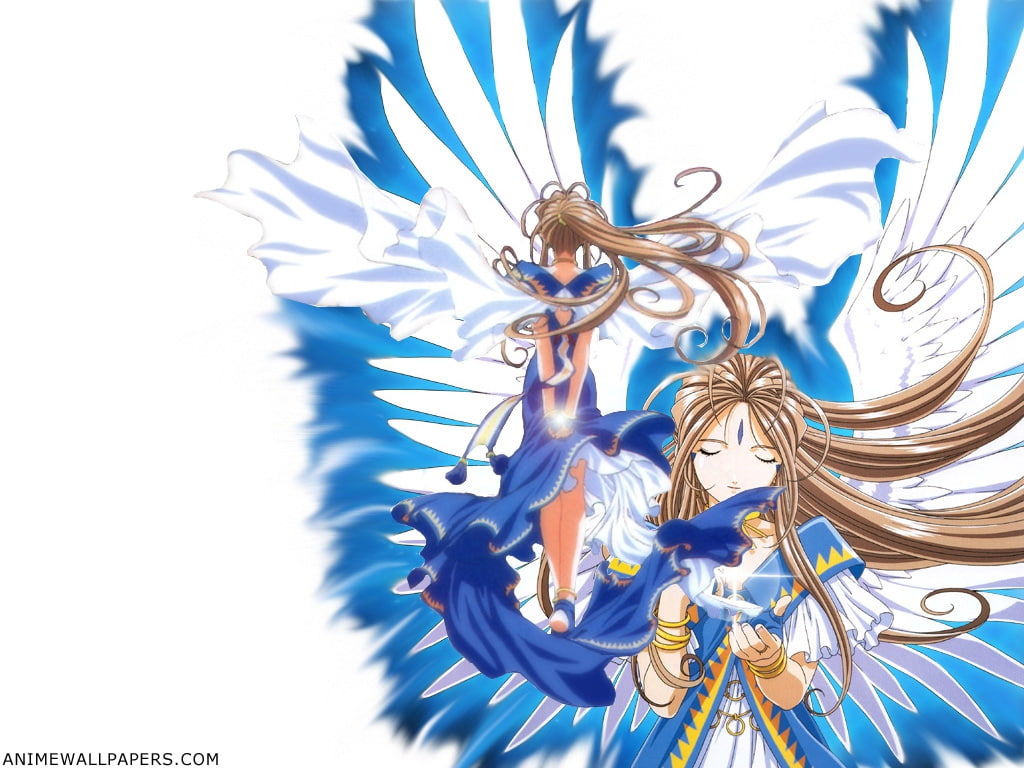 480P, anime, untitled, ah, art, belldandy, hd, goddess, HD Wallpaper
