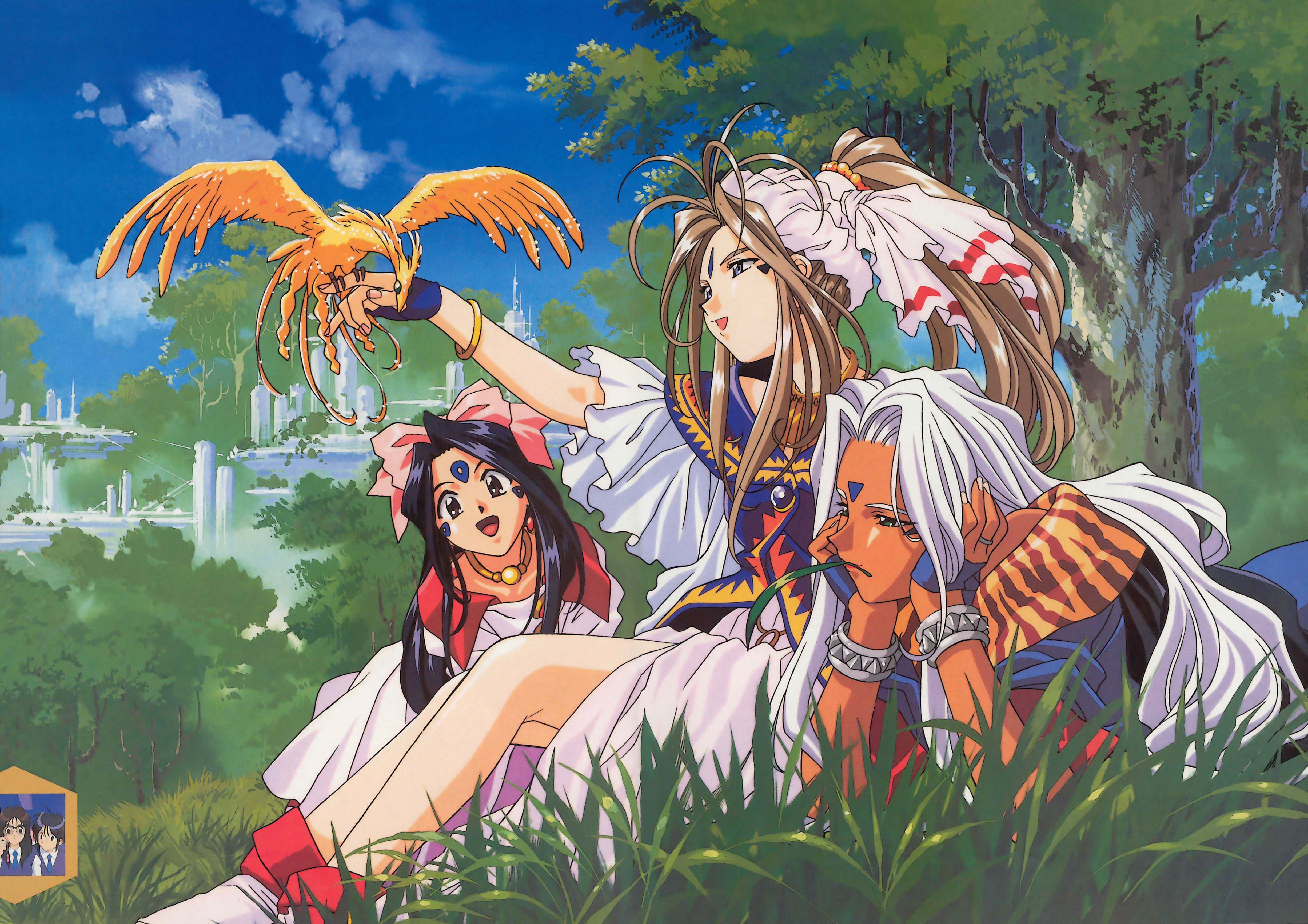 x, belldandy, skuld, hd, ah, art, 4K, anime, goddess, HD Wallpaper