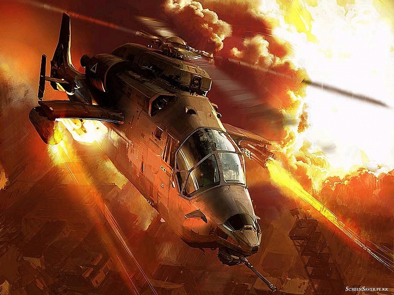 720P, Boeing Ah-64 Apache, Military Helicopters, HD Wallpaper