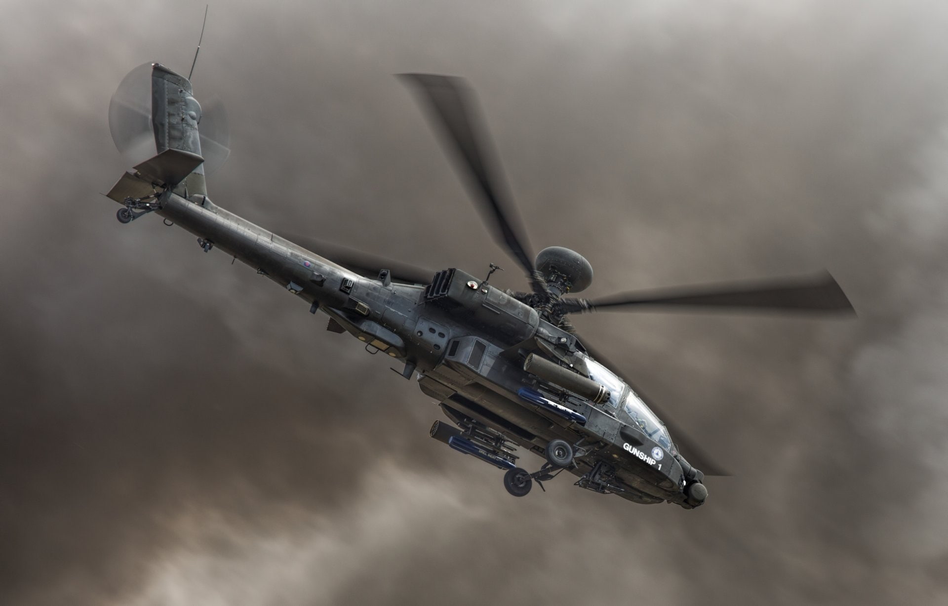 Military Helicopters, Boeing AH-64 Apache, Helicopter, Aircraft, 1080P, HD Wallpaper
