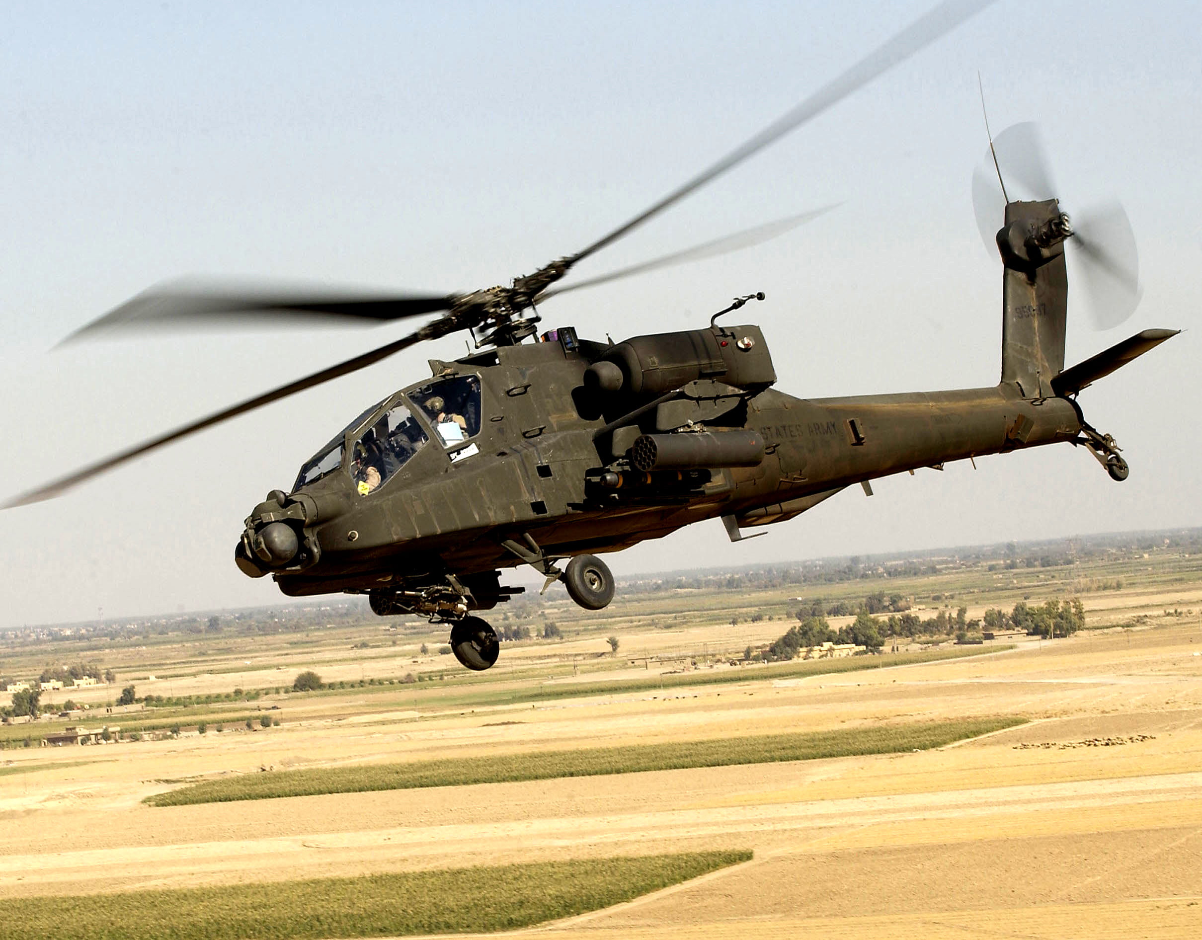aircraft, apache, airplane, air vehicle, transportation, ah, mode of transportation, Aircrafts / Planes, army, outdoors, military, armed forces, government, HD Wallpaper