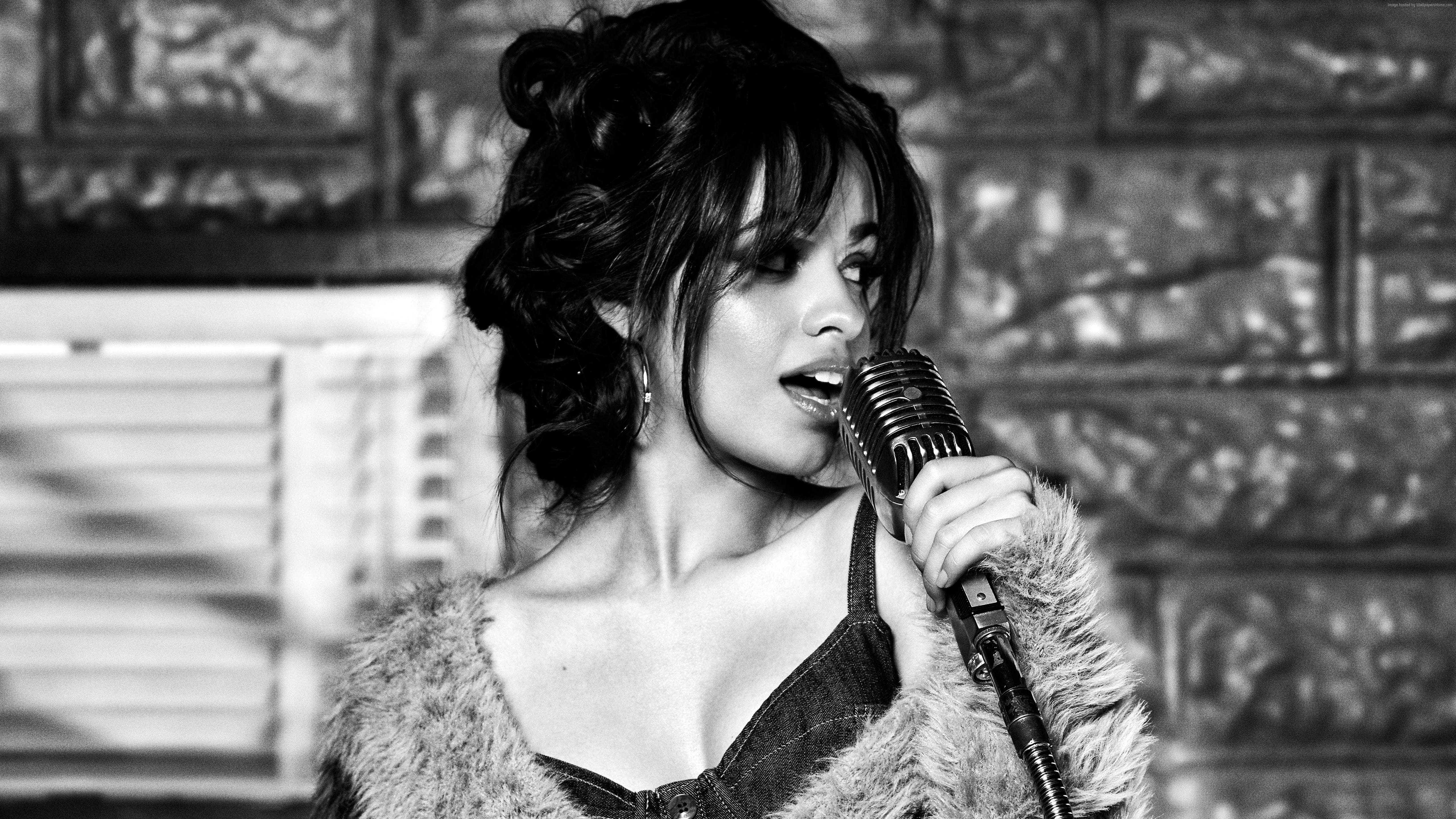 5K, 4K, 5K, Singer, Camila Cabello, HD Wallpaper