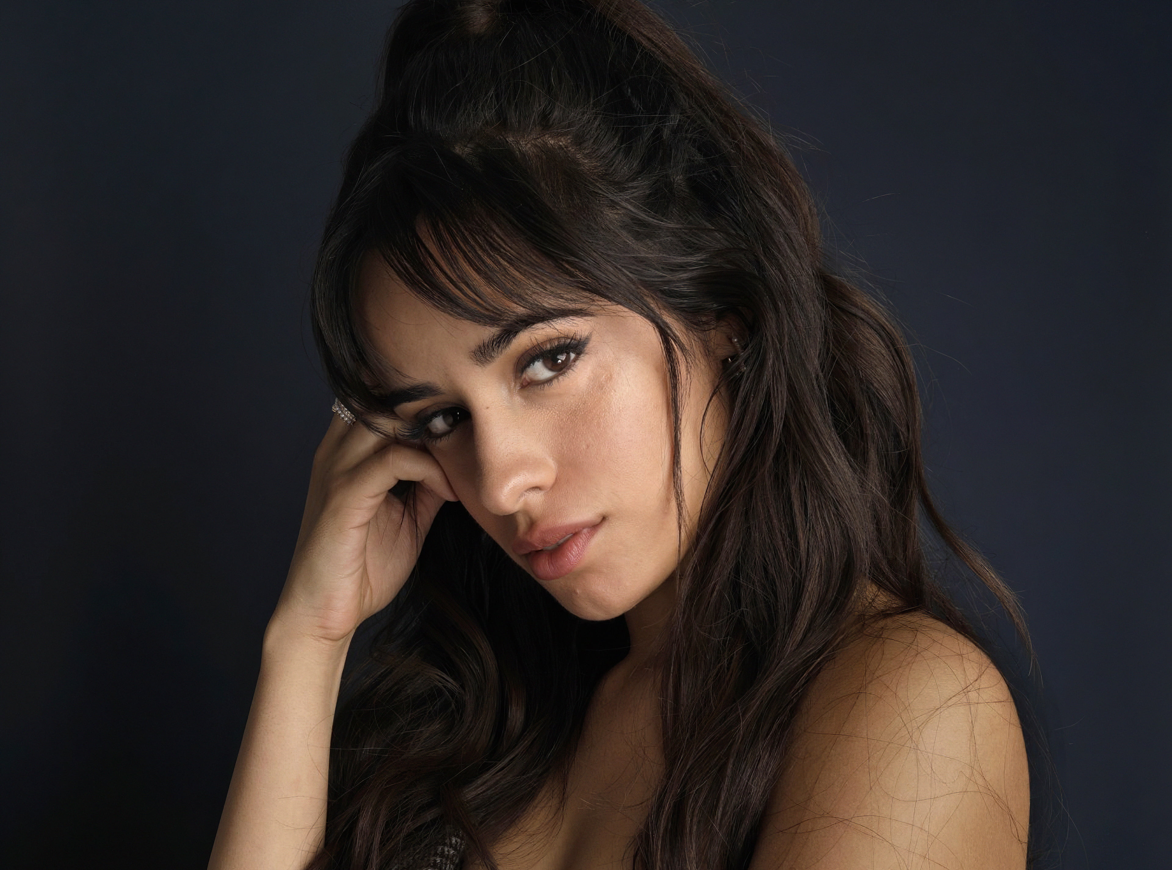 Brown Eyes, Singer, Brunette, Singers, American, 4K, Camila Cabello, HD Wallpaper