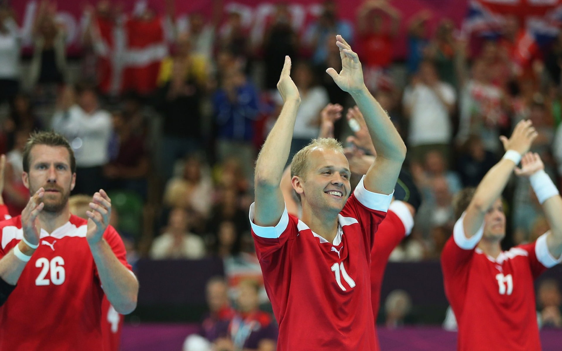 athlete, 1080P, london, eggert, 2012, handball, jensen, anders, HD Wallpaper