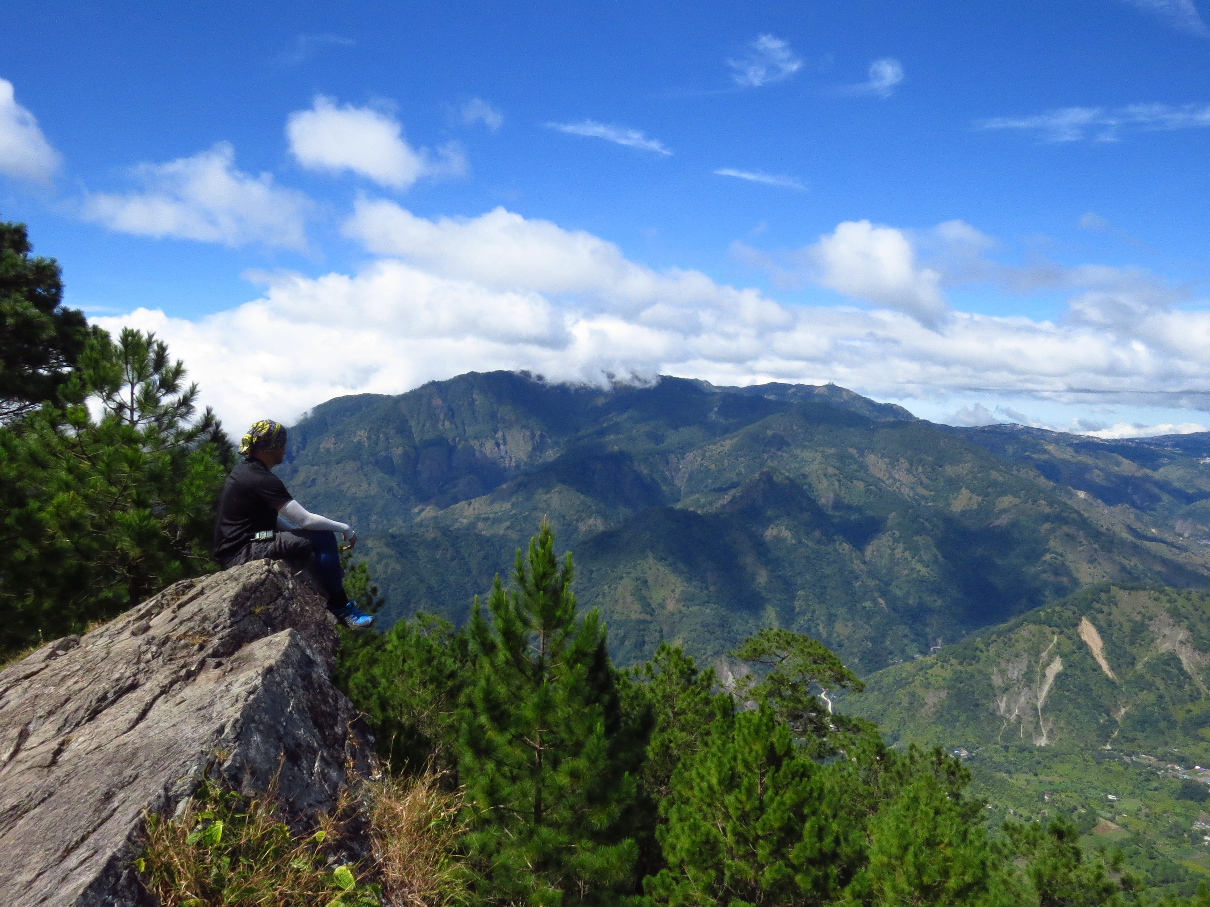 nature, signature pose, rock, adventure, mountains, day, beauty in nature, activity, 4K, leisure activity, mountain, outdoors, philippines, signapose, HD Wallpaper