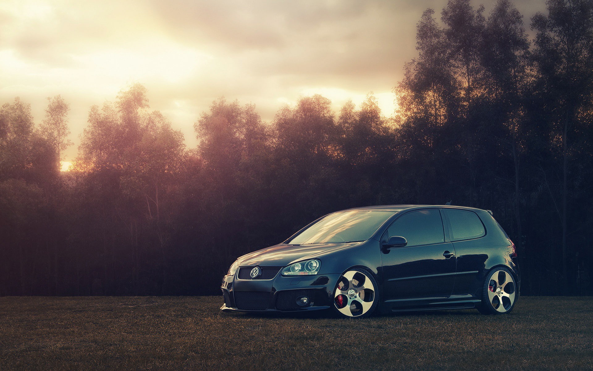 cars, 1080P, gti, golf, volkswagen, r32, HD Wallpaper