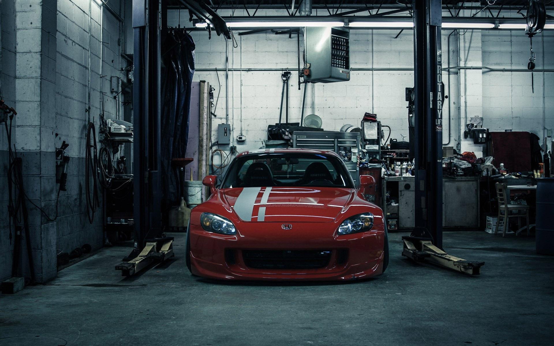 white, lined, 1080P, red, honda s 2000, sport, car, cars, s, 1920x1200, honda, HD Wallpaper