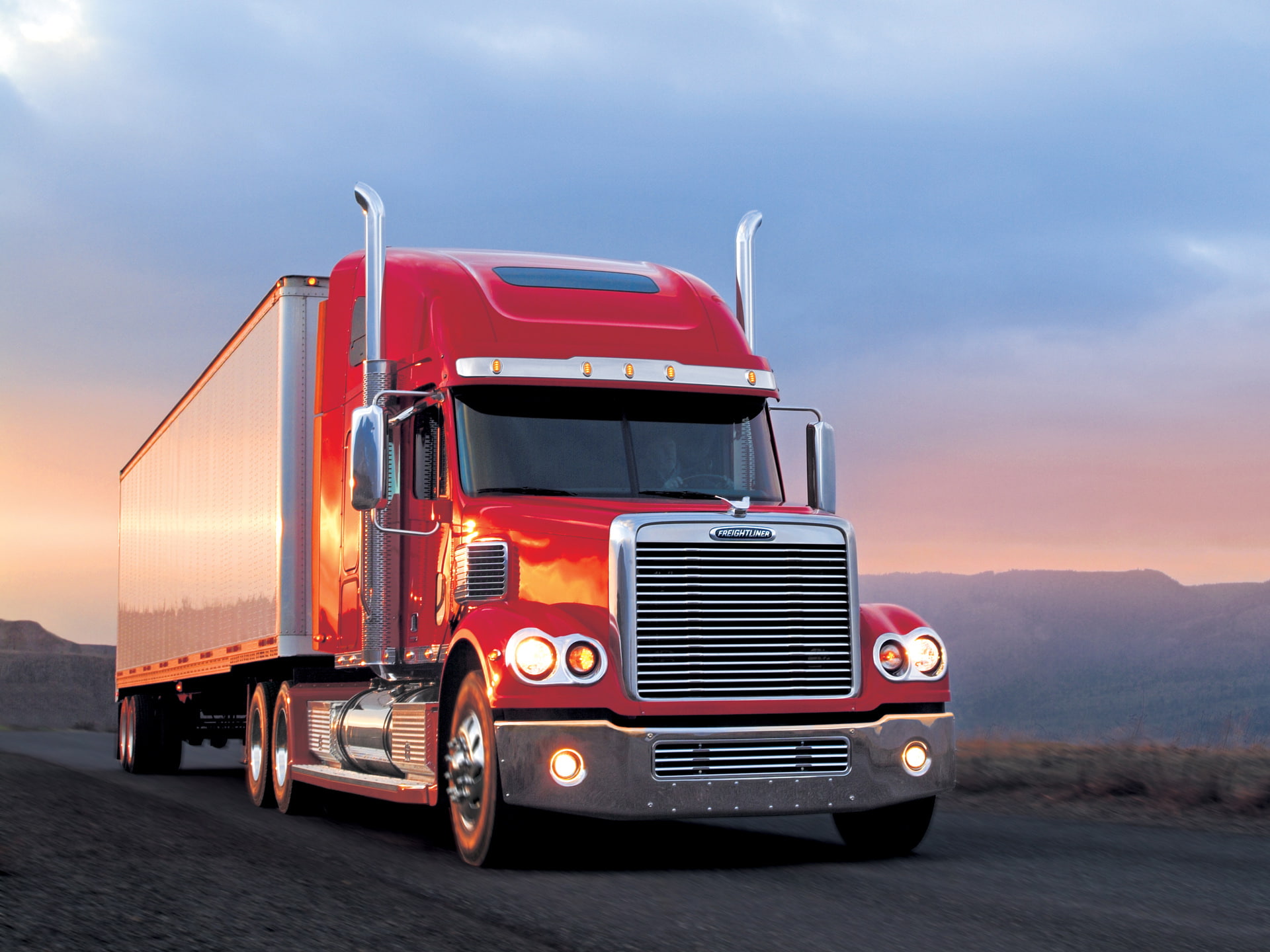 freightliner, roof, raised, 2002, 1080P, tractor, semi, coronado, HD Wallpaper
