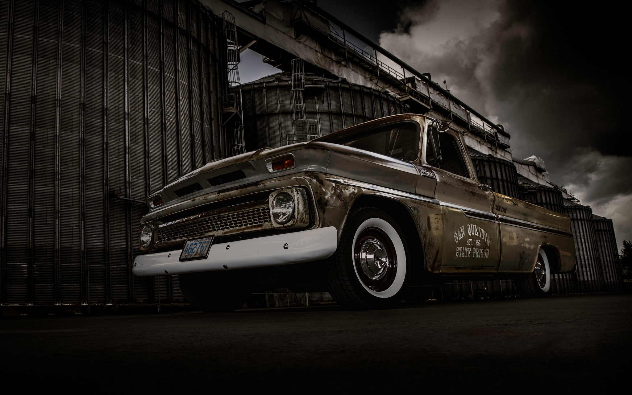 1080P, Chevrolet, Truck, the front, background, Pickup, HD Wallpaper