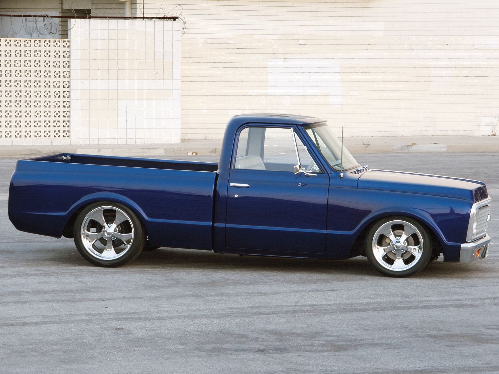 hot, 720P, custom, rods, 1972, c10, rod, chevy, pickup, HD Wallpaper