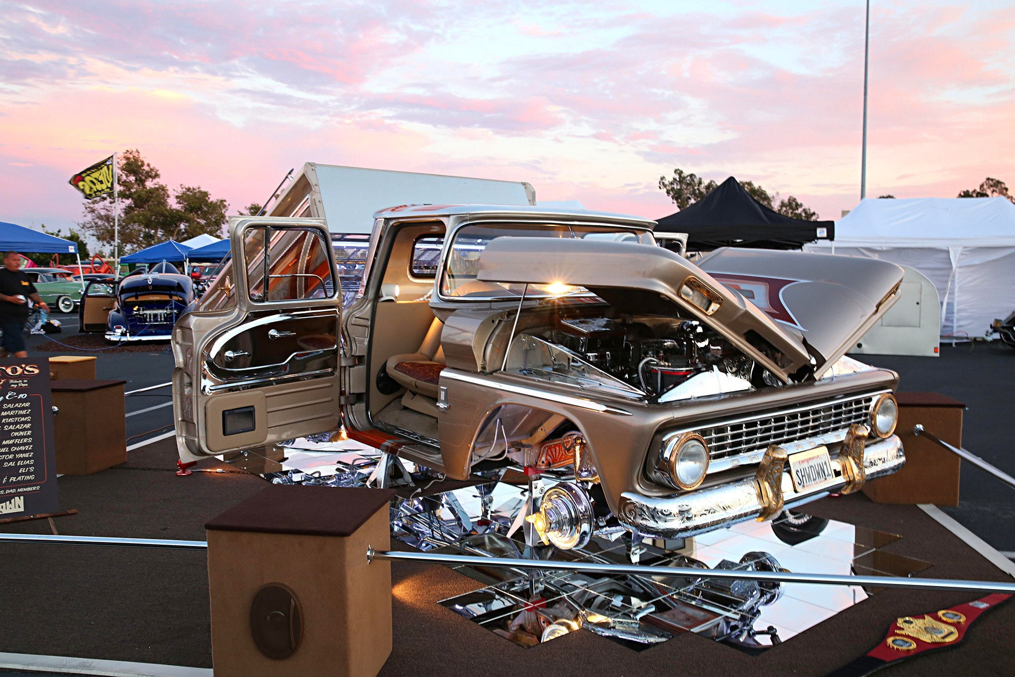 chevy, c10, 1963, tuning, custom, 1080P, hot, hotrod, lowrider, truck, rods, pickup, rod, HD Wallpaper
