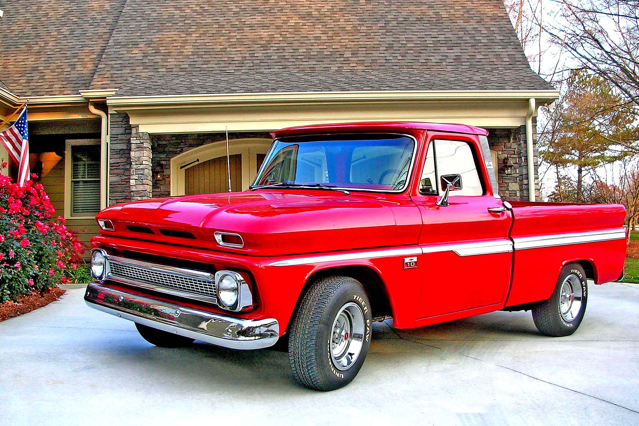 1080P, 1966, chevrolet, c10, HD Wallpaper