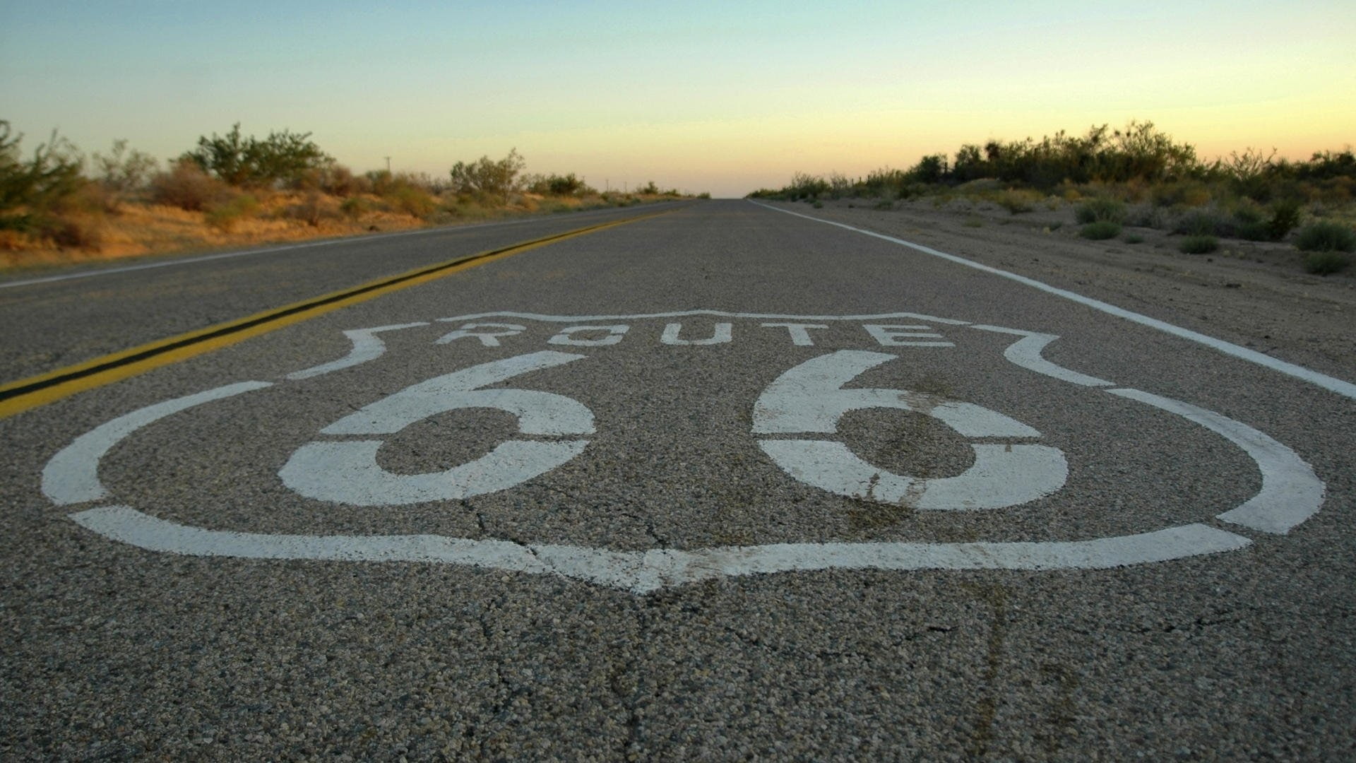 1080P, Road, Route 66, Man Made, HD Wallpaper