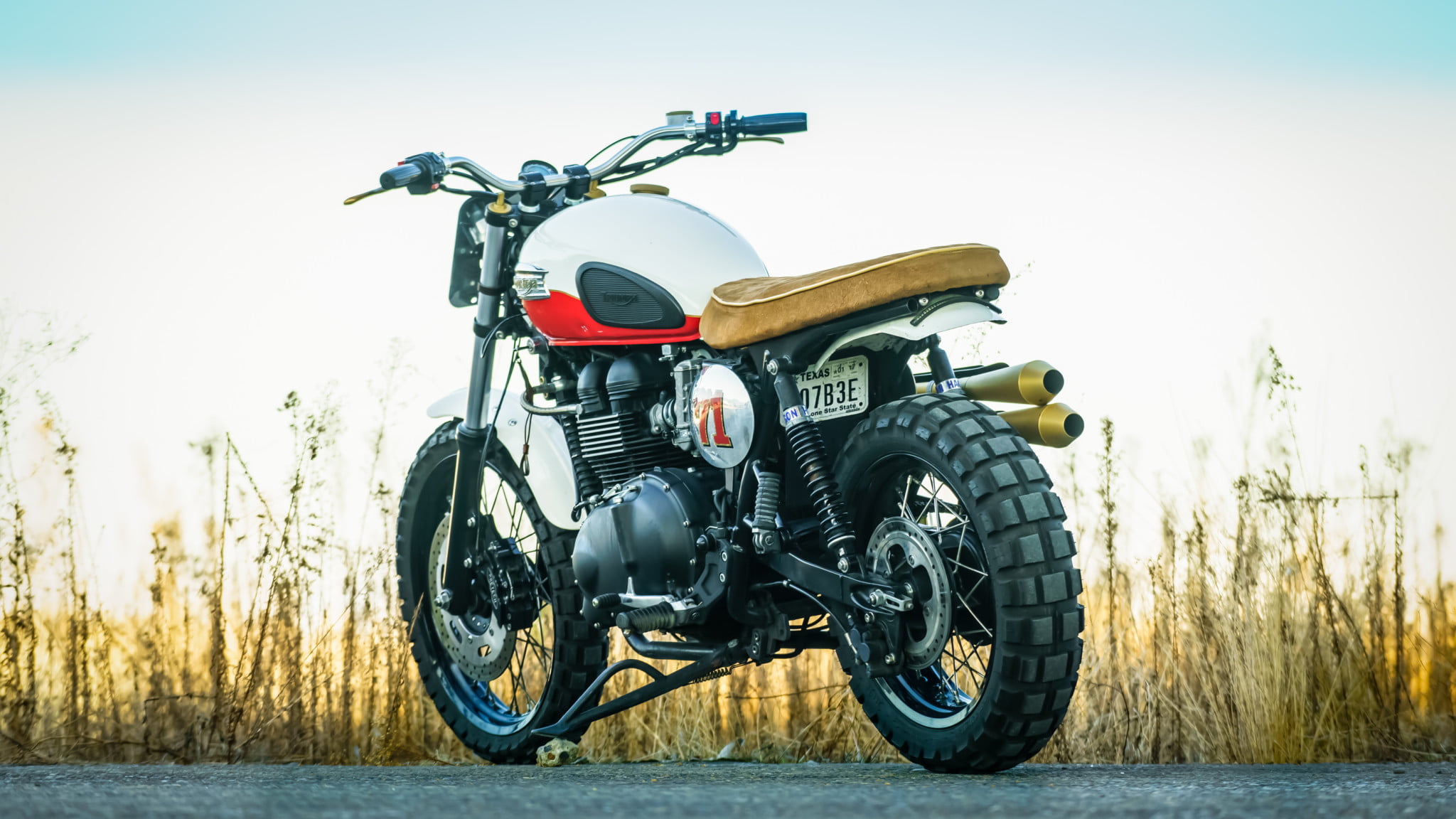 Triumph Scrambler, Vehicles, 1080P, Motorcycle, HD Wallpaper