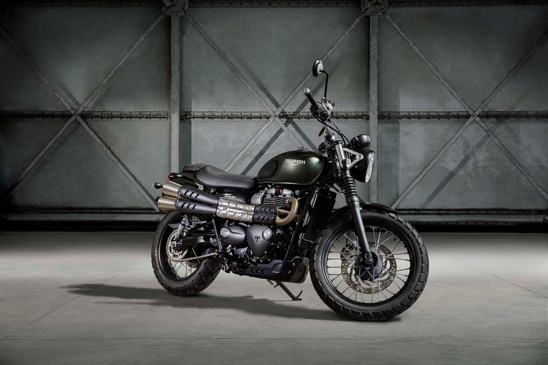 triumph street scrambler  for wide screen, 1080P, HD Wallpaper