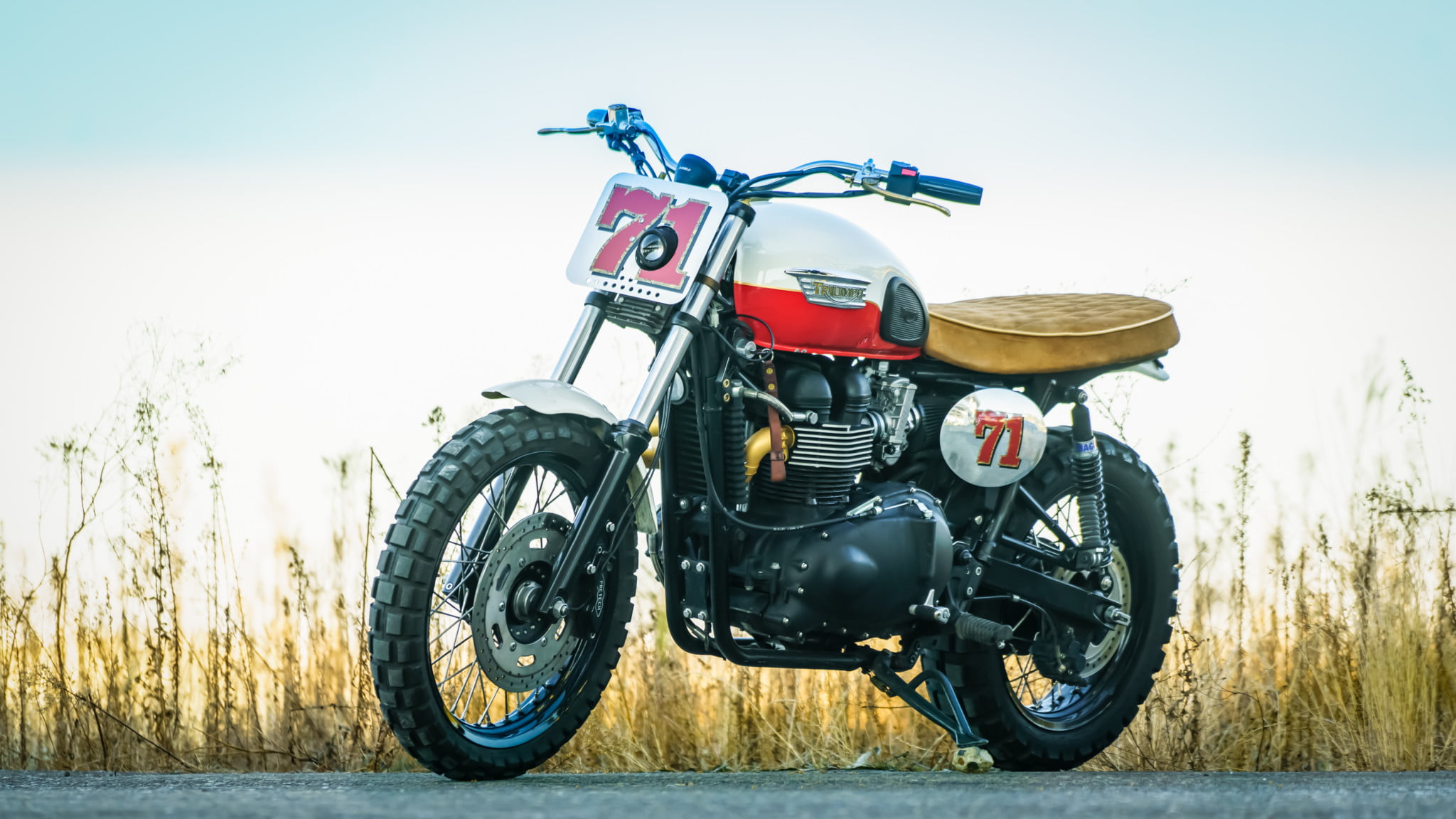 1080P, Vehicles, Triumph Scrambler, Motorcycle, HD Wallpaper