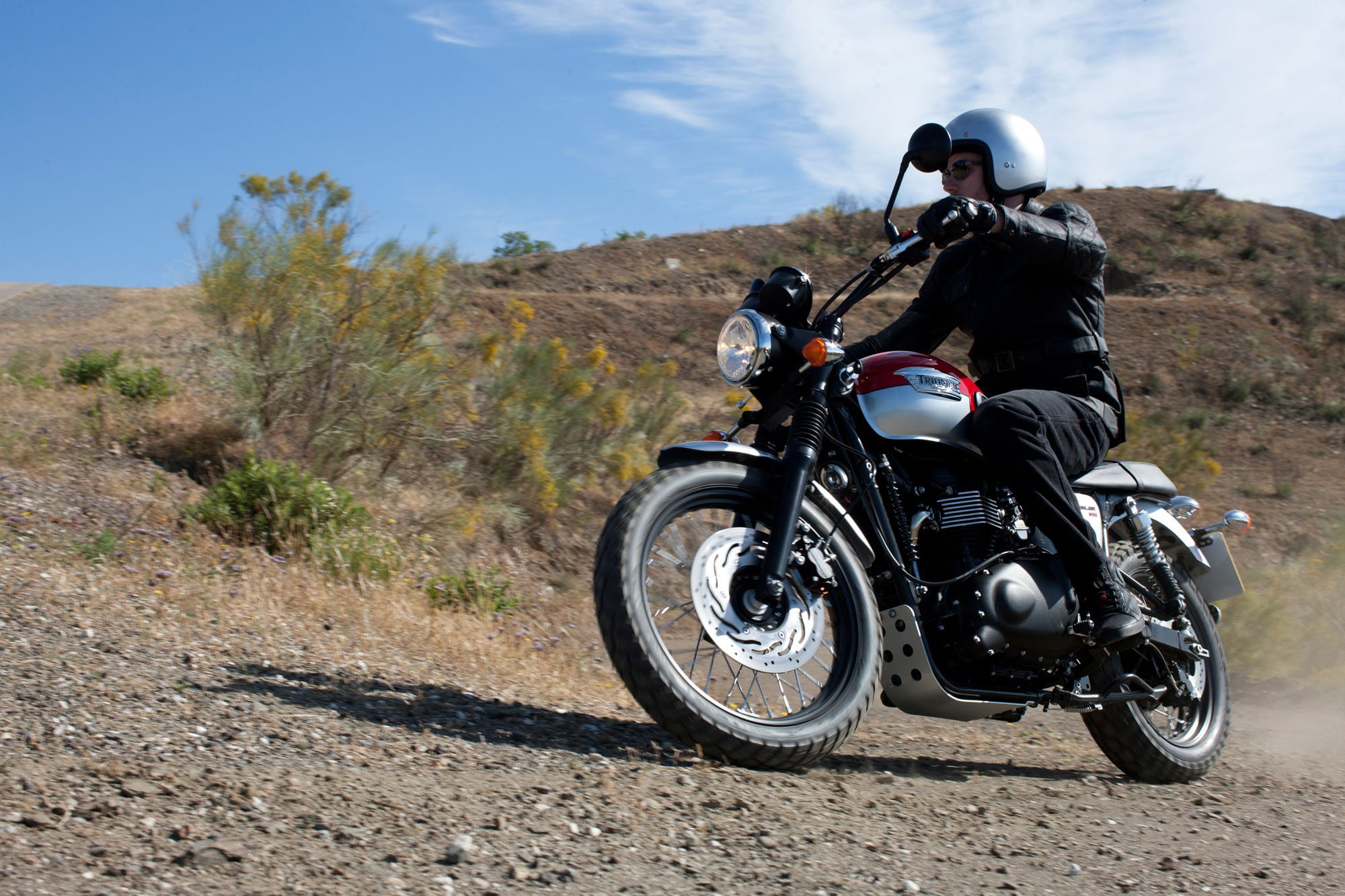 triumph, scrambler, dirtbike, 1080P, 2015, HD Wallpaper