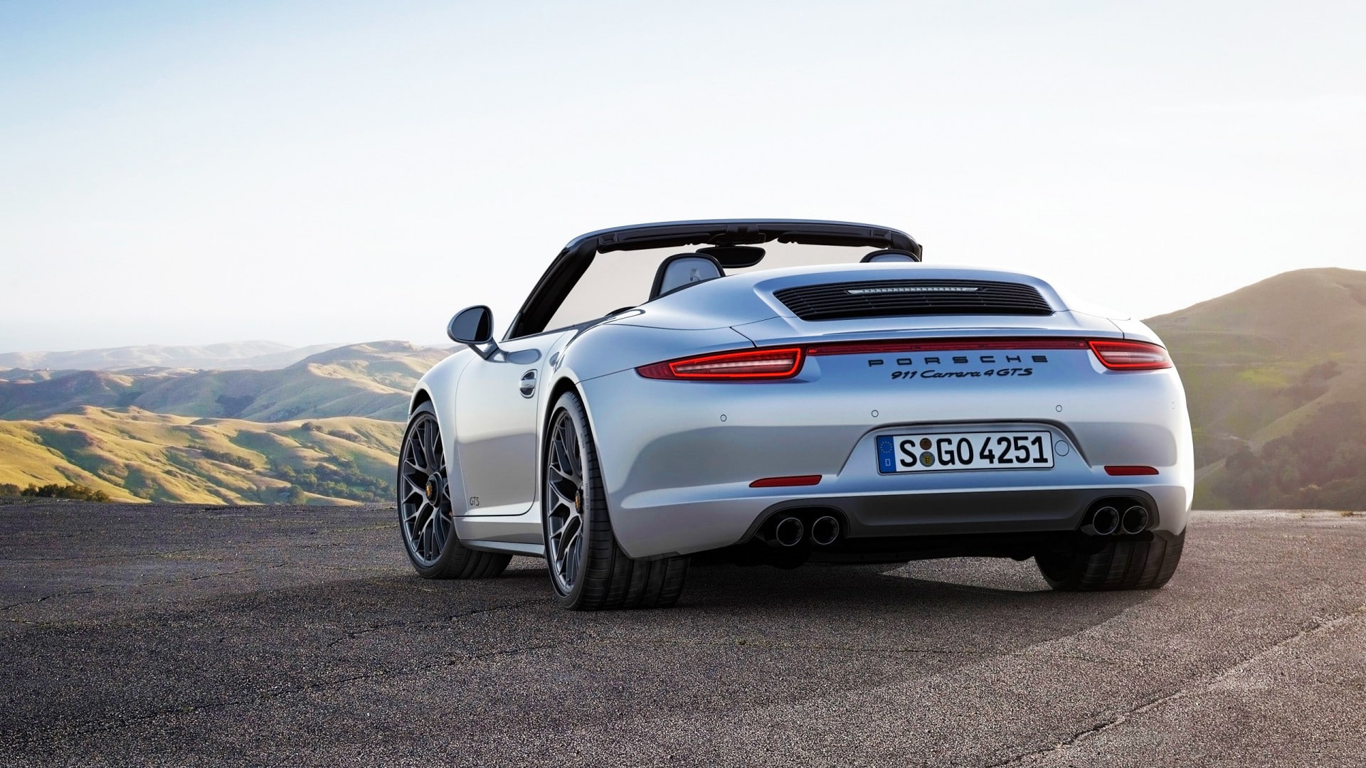 2015, cabriolet, 1080P, hd, car, porsche, gts, carrera, HD Wallpaper