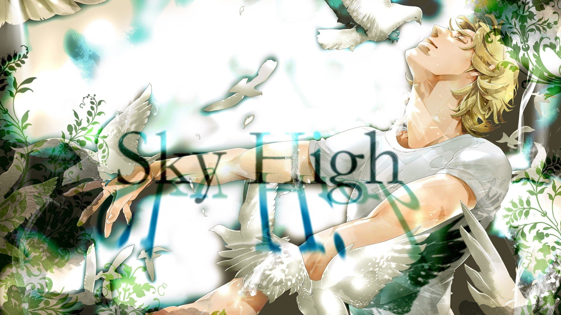 sky, goodman, birds, bunny, keith, tiger, 1080P, anime, high, HD Wallpaper
