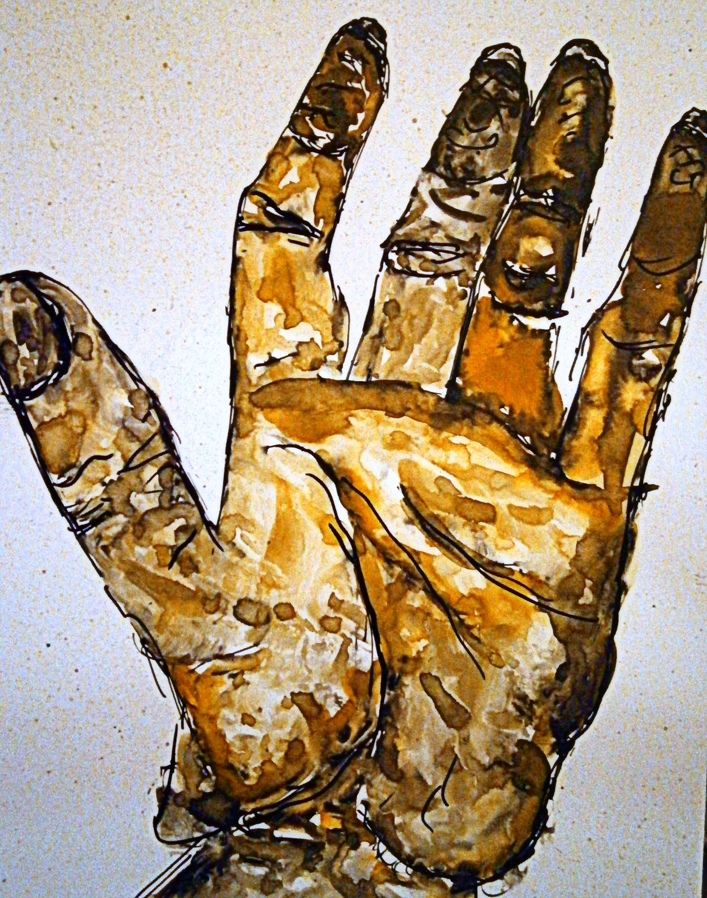 body part, animal themes, close-up, indoors, creativity, hand, tusche indian ink, watercolour, painting, food, animal body part, creative, color, 2K, beauty in nature, Phone HD Wallpaper