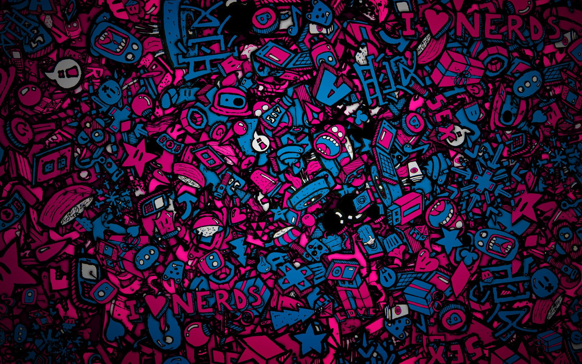love, Nerds, 1080P, HD Wallpaper