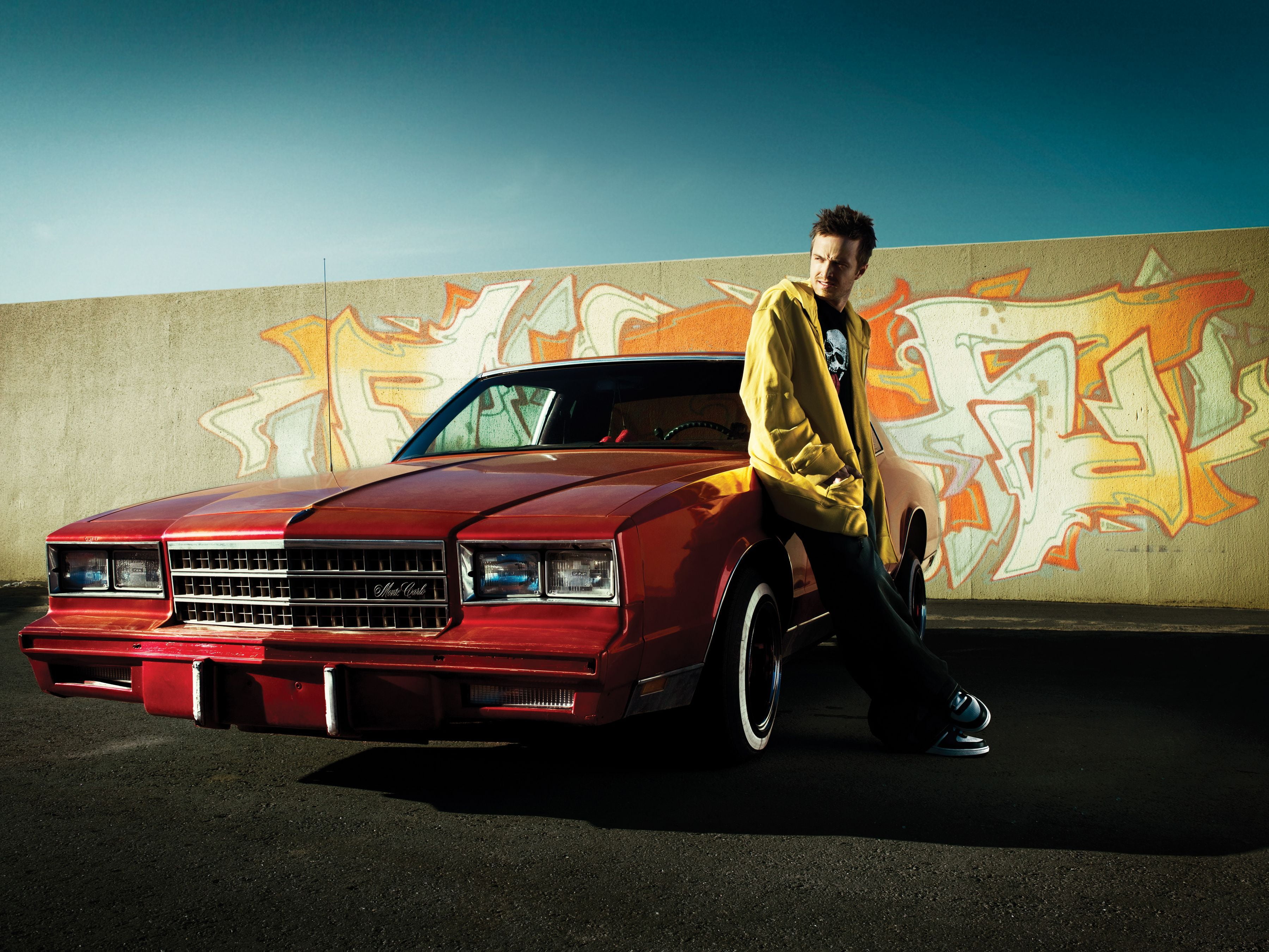 mode of Transport, sky, day, adult, red, breaking bad, lifestyles, road, brba, caucasian Ethnicity, 2K, young adult, retro Styled, two People, side view, HD Wallpaper